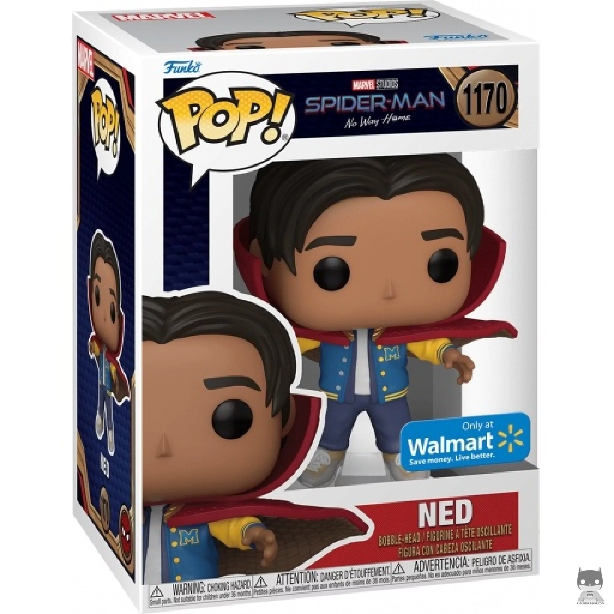 Figurine Funko POP Ned avec la cape de Docteur Strange avec boîte