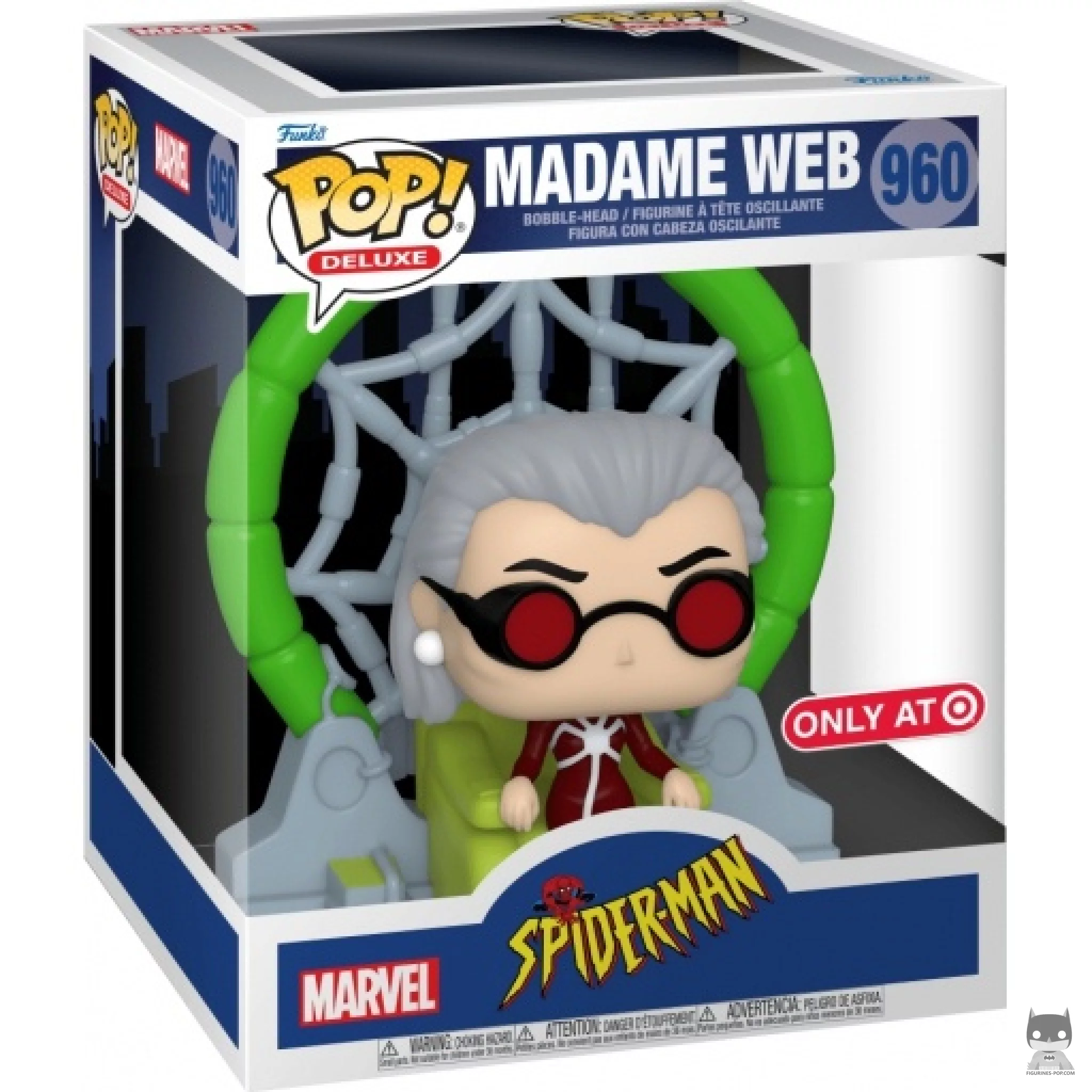 Figurine Funko POP Madame Web avec boîte