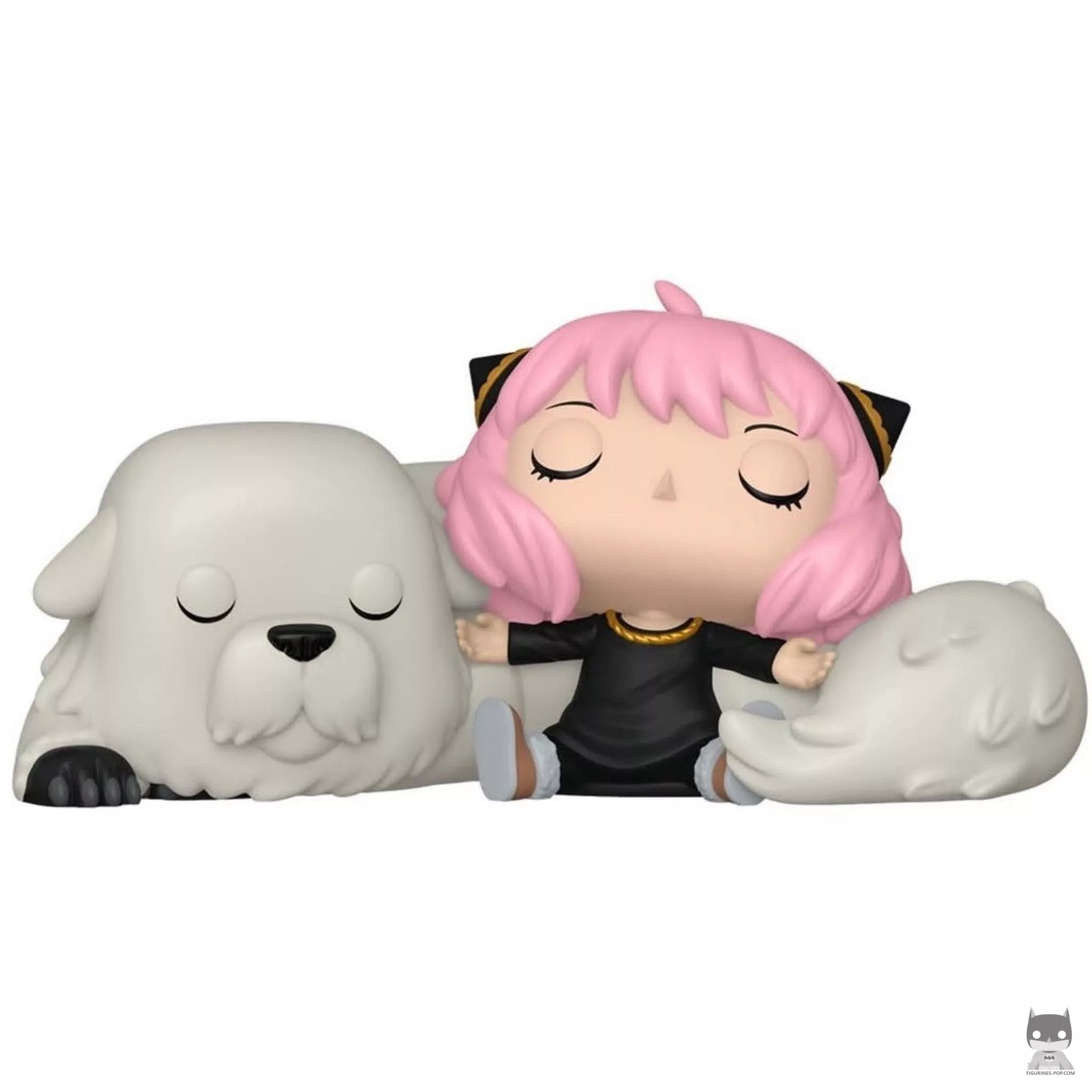 Figurine Funko POP Anya Forger dort sur Bond (Spy x Family)