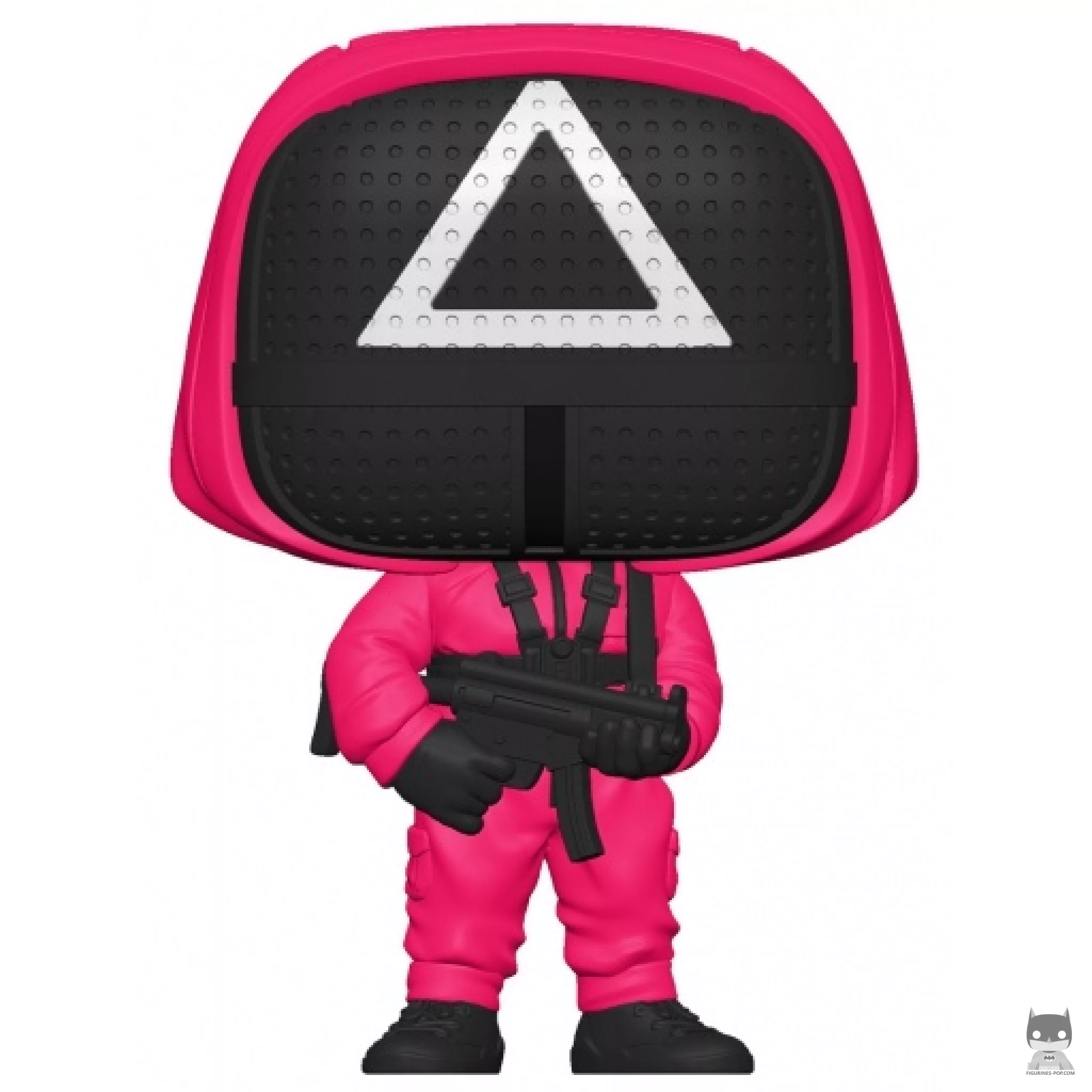 Figurine Funko POP Soldat Rouge avec Masque Triangle (Squid Game)