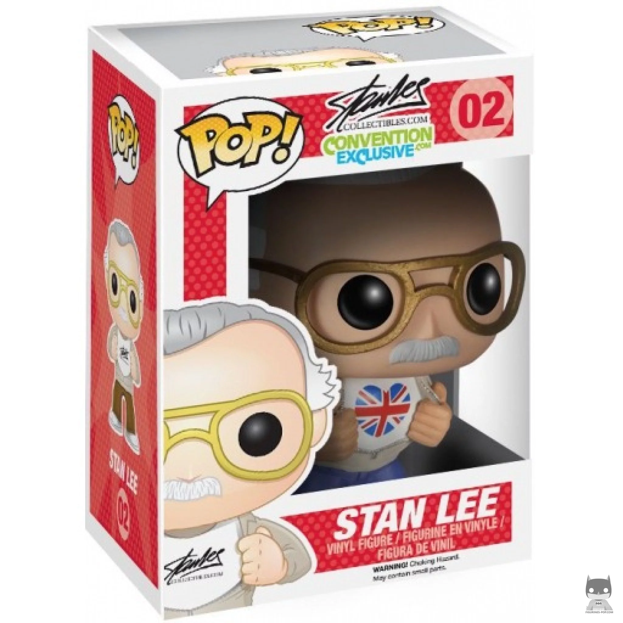 Figurine Funko POP Stan Lee (Drapeau anglais) avec boîte