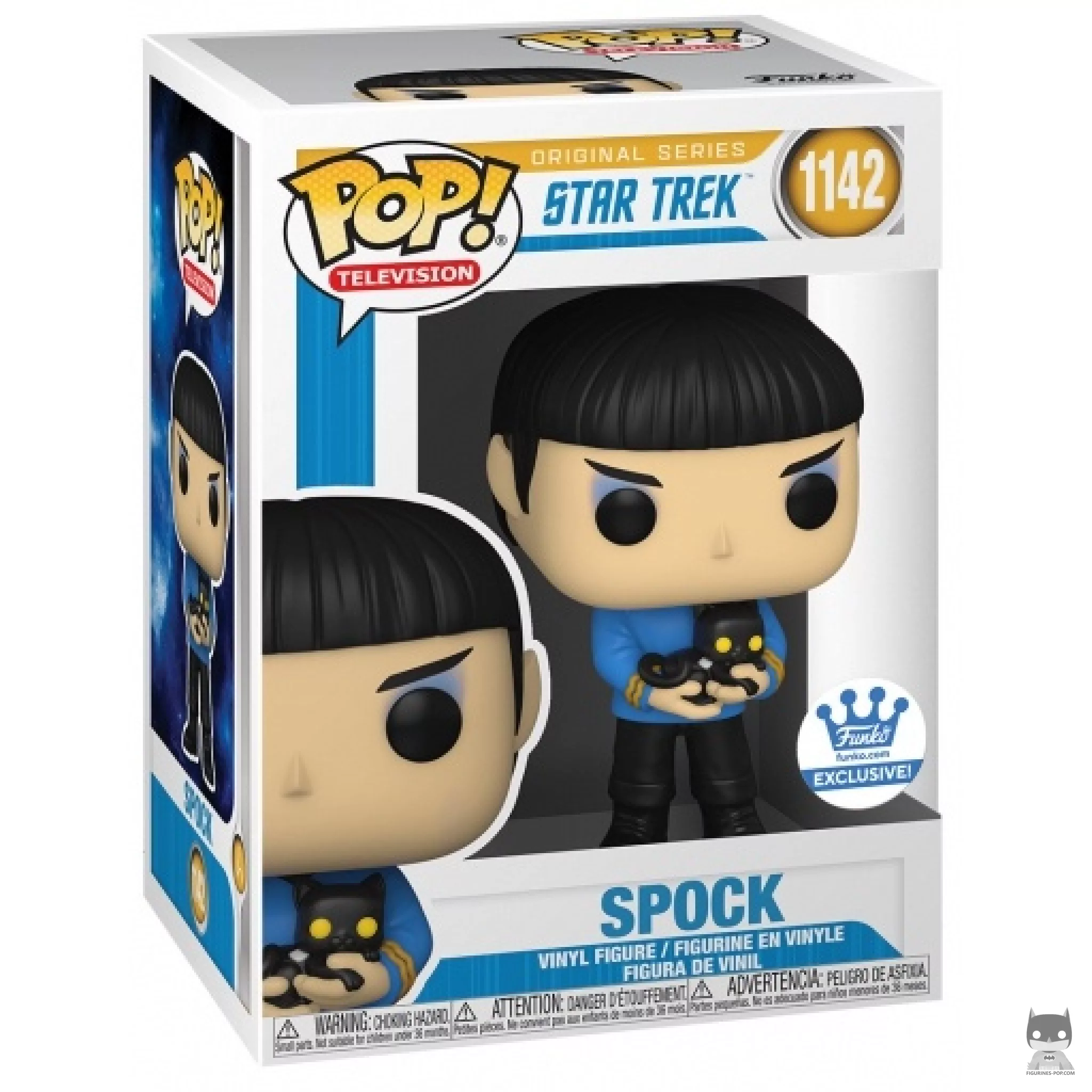 Figurine Funko POP Spock avec Chat avec boîte