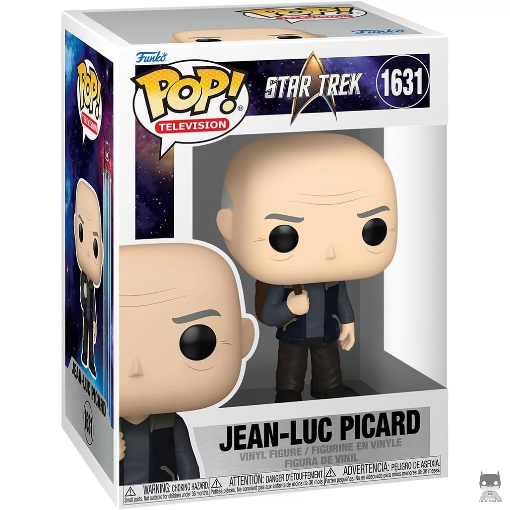 Figurine Funko POP Jean-Luc Picard avec boîte