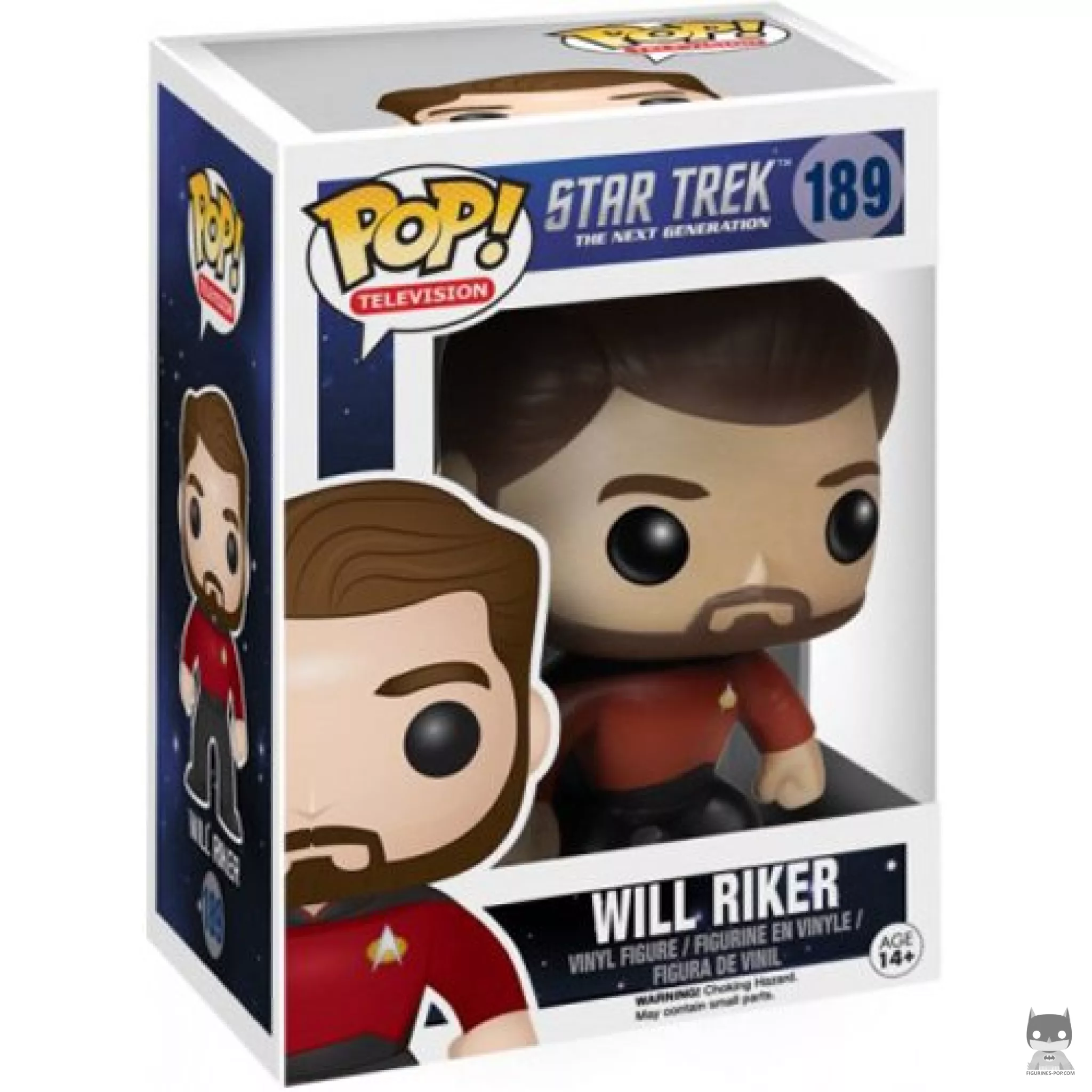 Figurine Funko POP Will Riker avec boîte