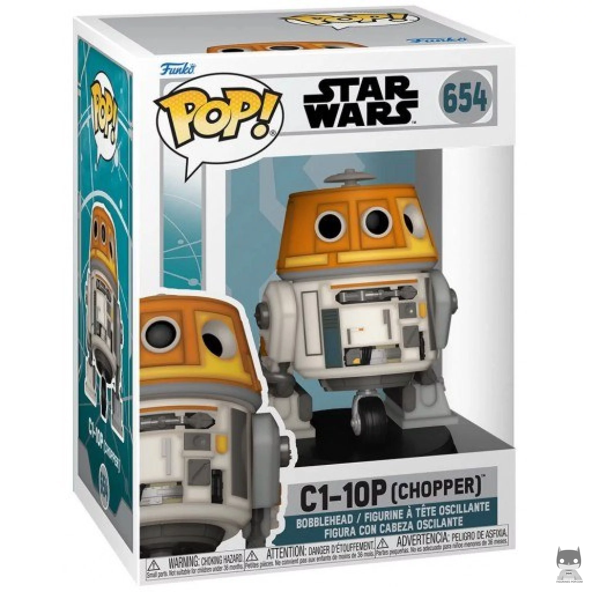 Figurine Funko POP C1-10P (Chopper) avec boîte