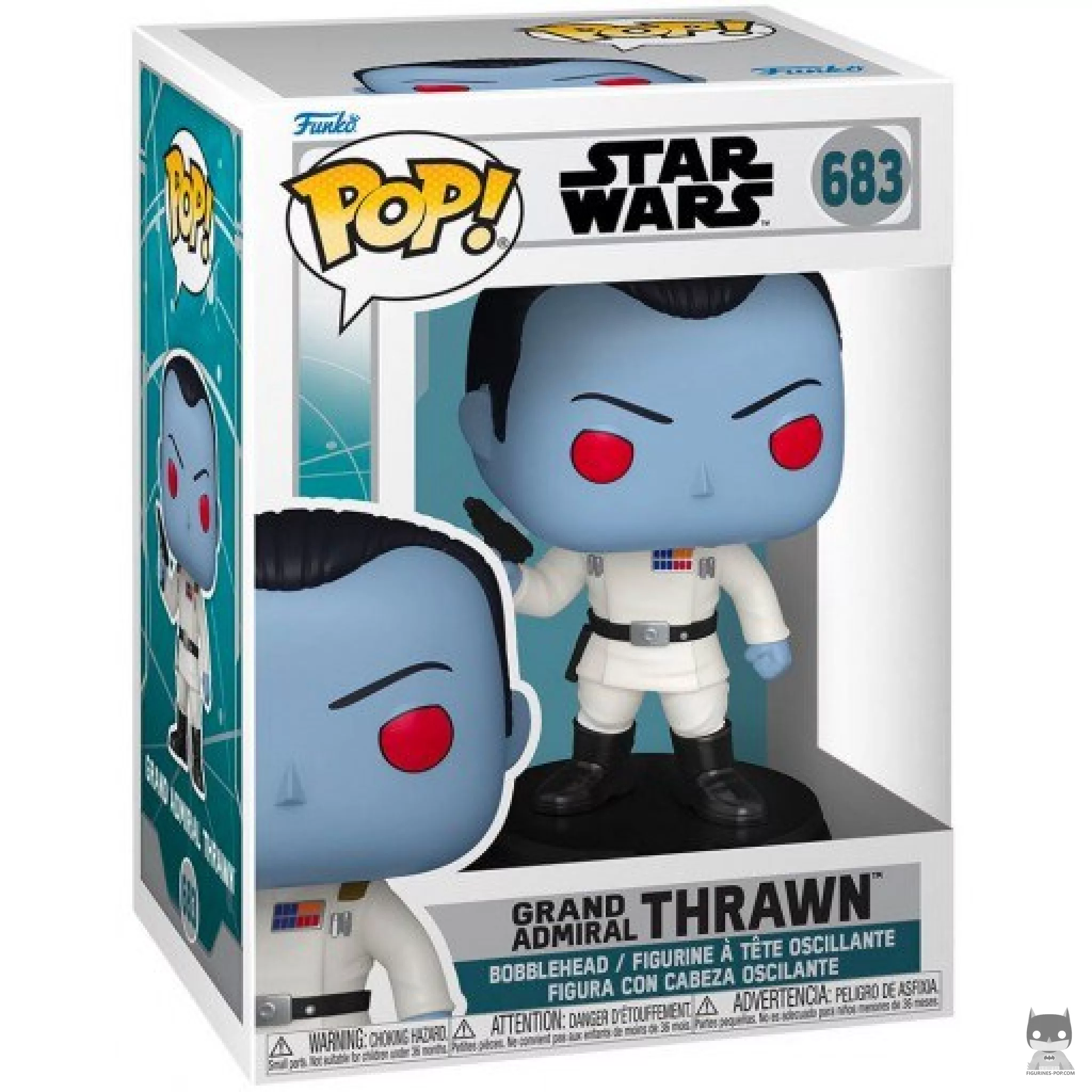 Figurine Funko POP Grand Amiral Thrawn avec boîte