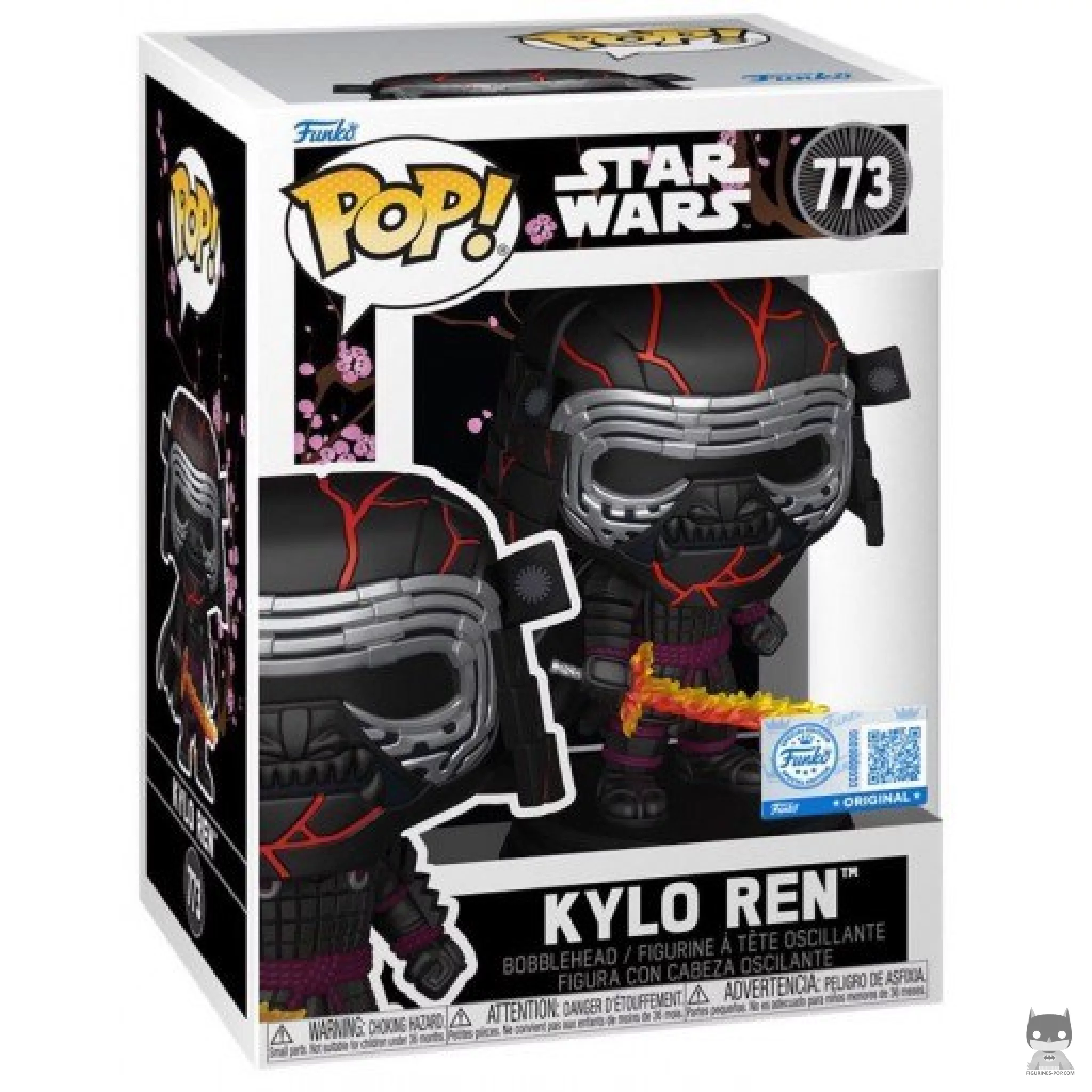 Figurine Funko POP Kylo Ren (Samouraï) avec boîte