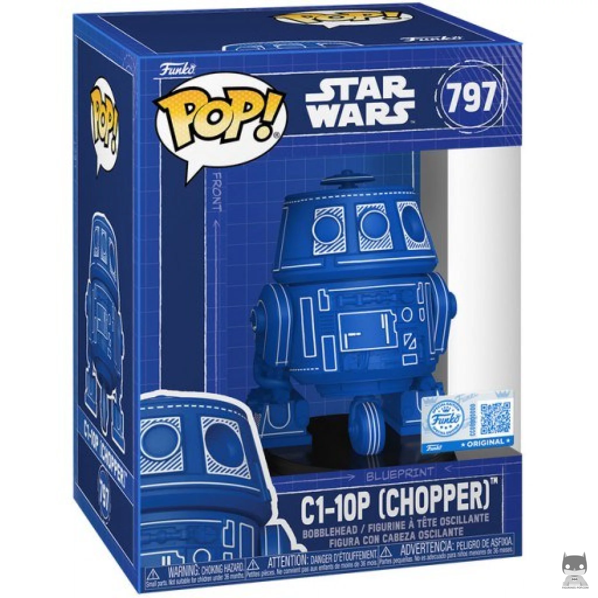 Figurine Funko POP C1-10P (Chopper) (Blueprint Deco) avec boîte