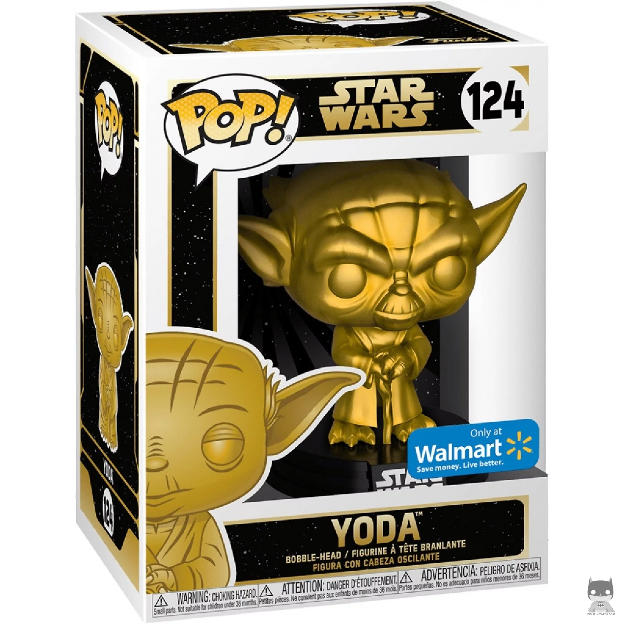 Figurine Funko POP Yoda (Doré) avec boîte