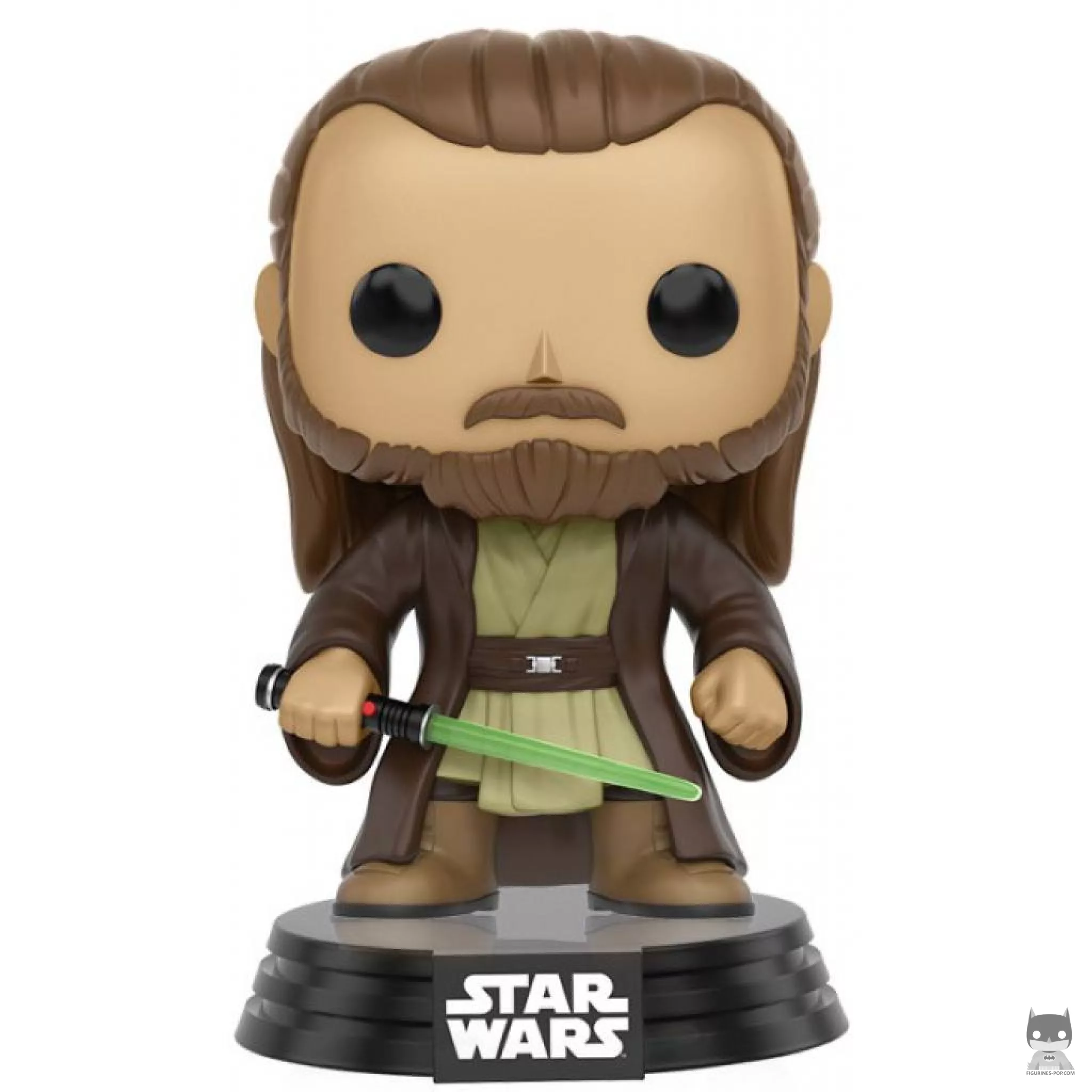 Figurine Funko POP Qui Gon Jinn (Star Wars : Episode I, La Menace Fantôme)