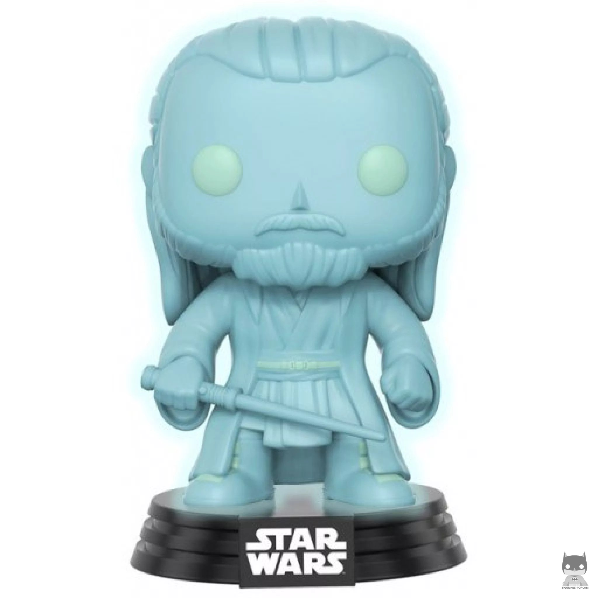 Figurine Funko POP Qui Gon Jinn (Holographic) (Star Wars : Episode I, La Menace Fantôme)