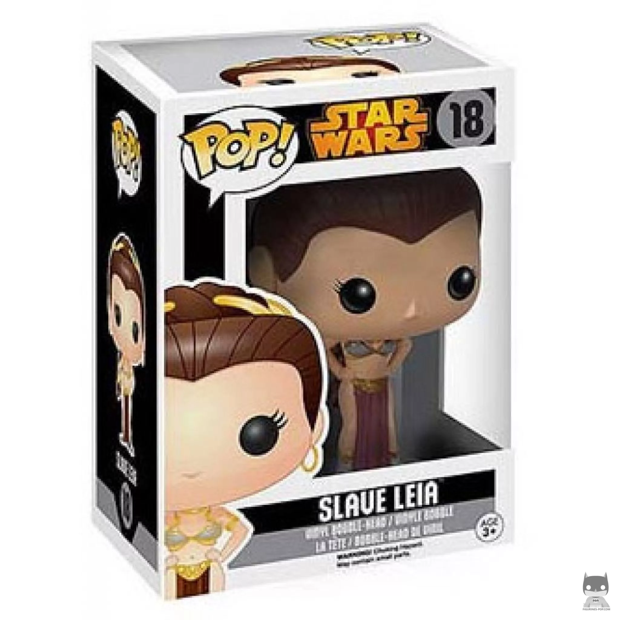 Figurine Funko POP Leia Esclave avec boîte