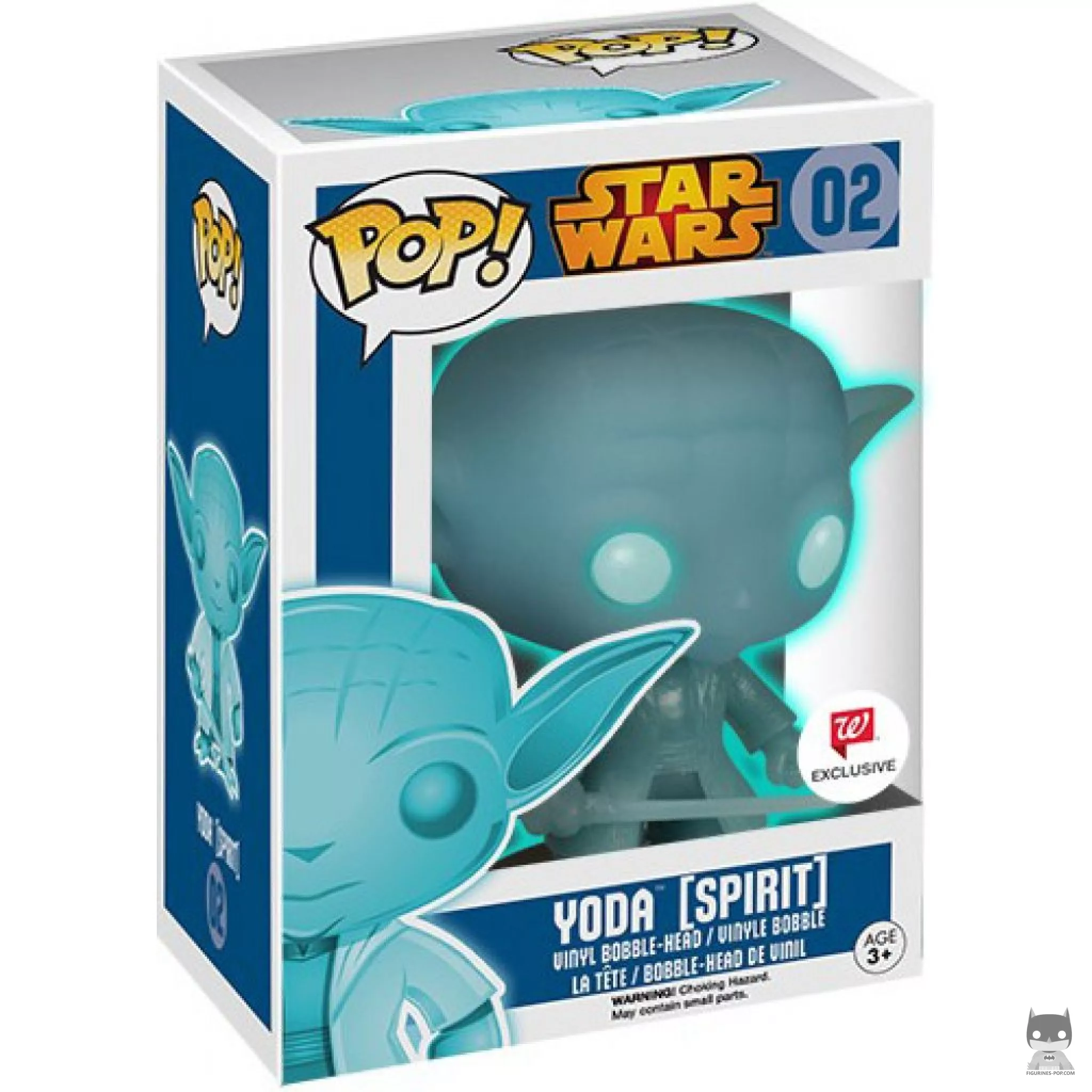 Figurine Funko POP Yoda (Glow in the Dark) avec boîte
