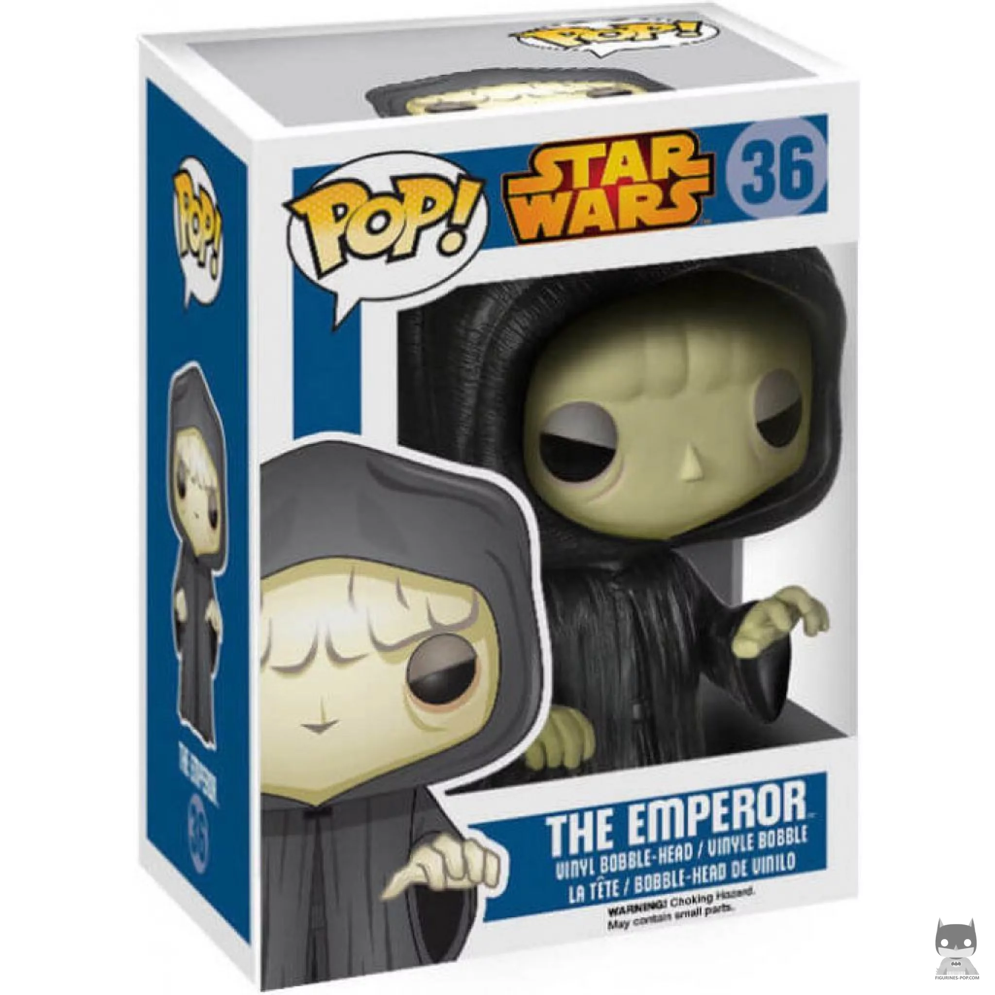 Figurine Funko POP Empereur Palpatine avec boîte