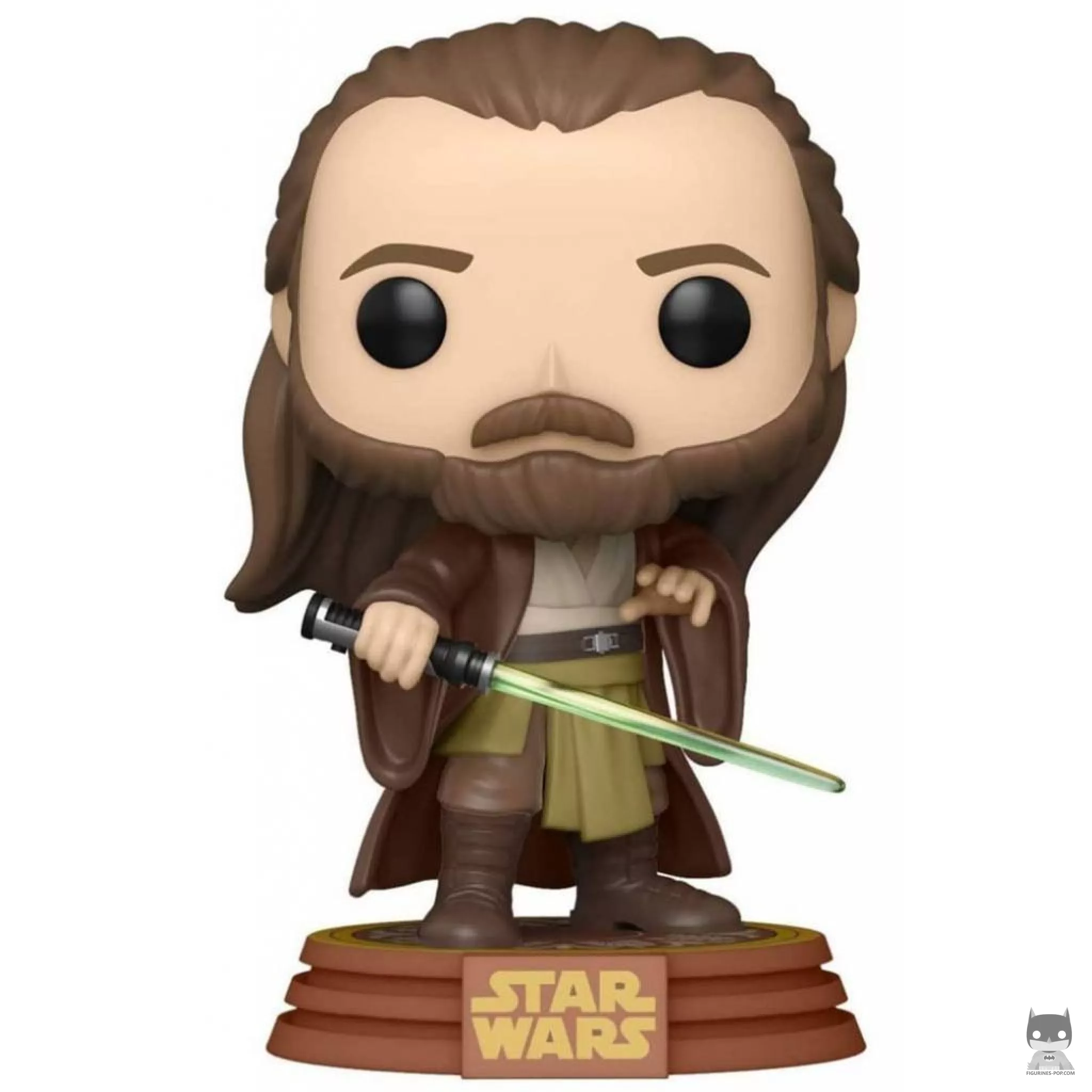 Figurine Funko POP Qui-Gon Jinn sur Tatooine (Star Wars : Episode I, La Menace Fantôme)
