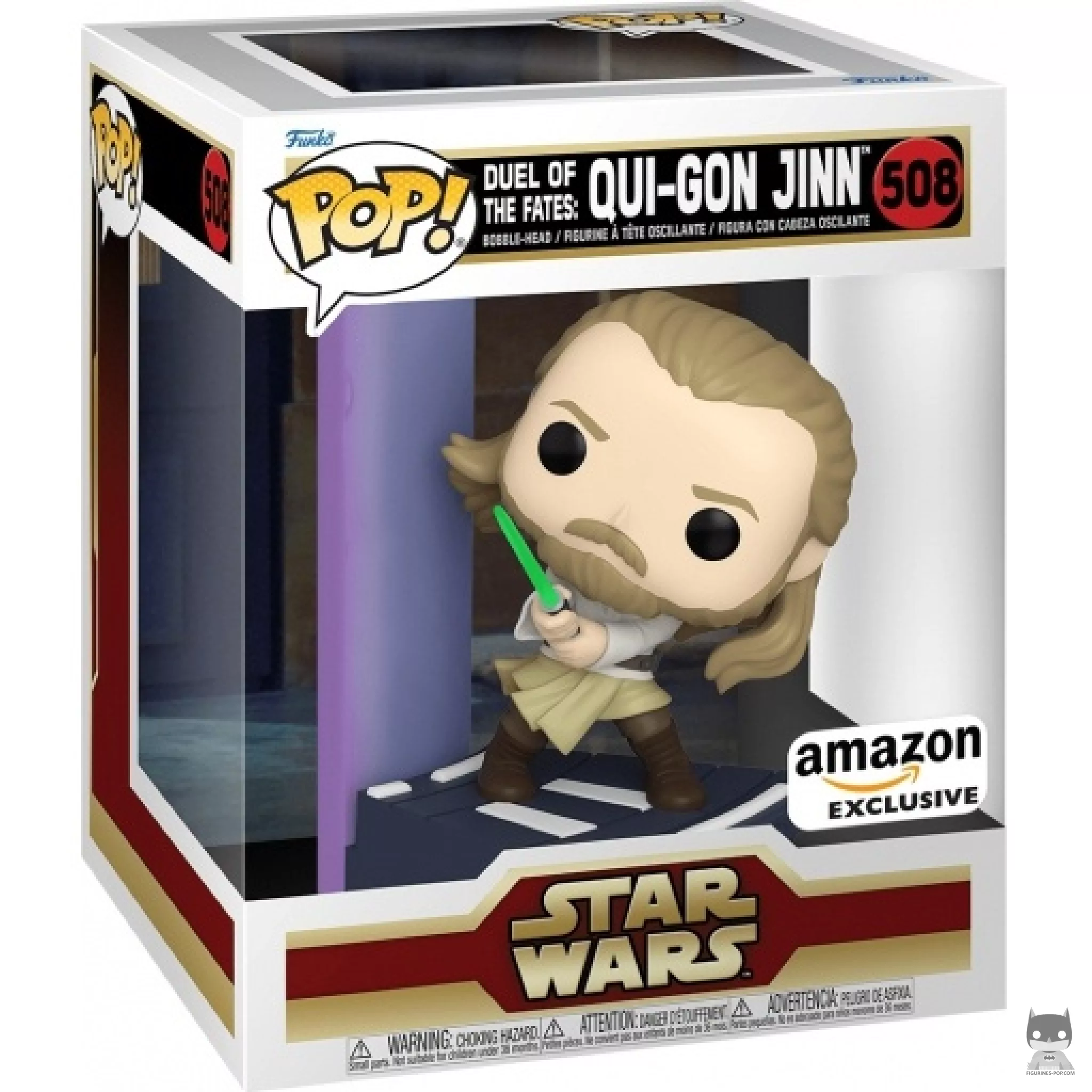 Figurine Funko POP Duel of the Fates : Qui-Gon Jinn avec boîte