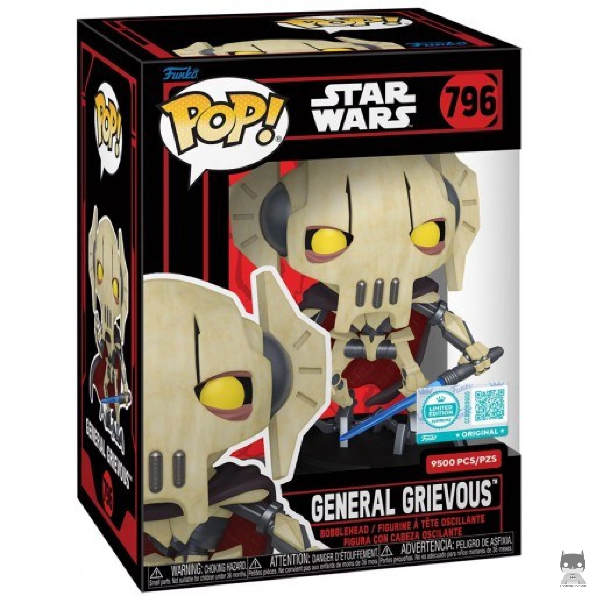 Figurine Funko POP General Grievous avec boîte