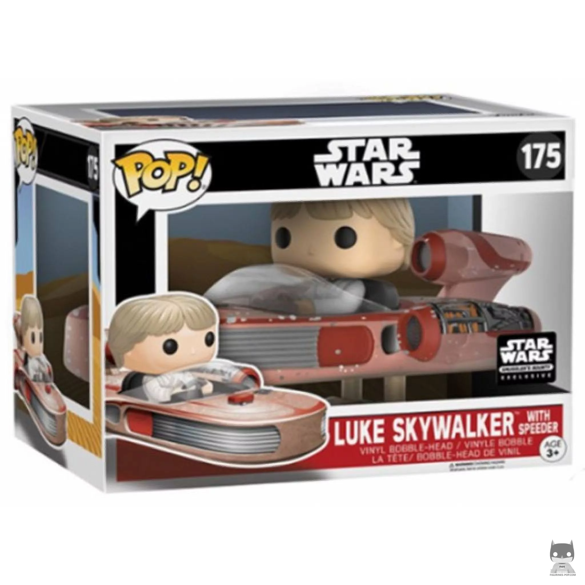 Figurine Funko POP Luke Skywalker avec Landspeeder avec boîte