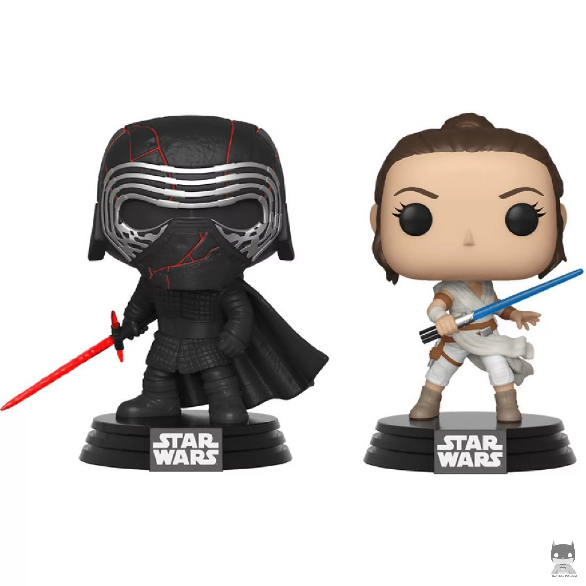 Figurine Funko POP Kylo Ren Suprême Leader & Rey (Star Wars Episode IX, L'Ascension de Skywalker)