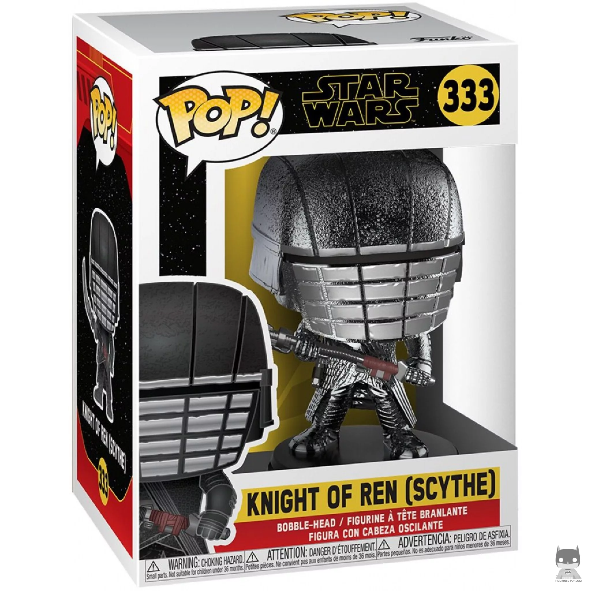 Figurine Funko POP Chevalier de Ren Faux (Hematite Chrome) avec boîte