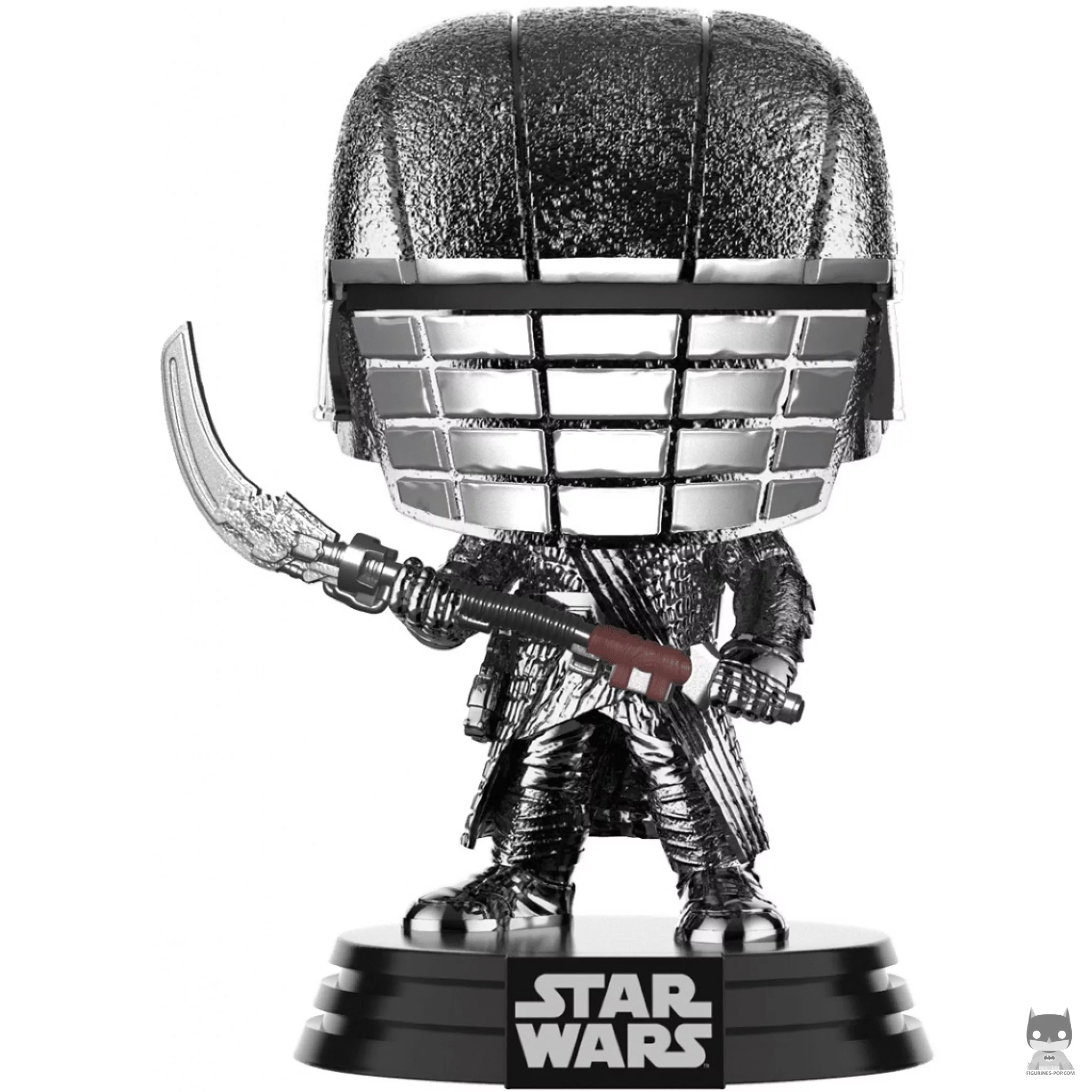Figurine Funko POP Chevalier de Ren Faux (Hematite Chrome) (Star Wars Episode IX, L'Ascension de Skywalker)