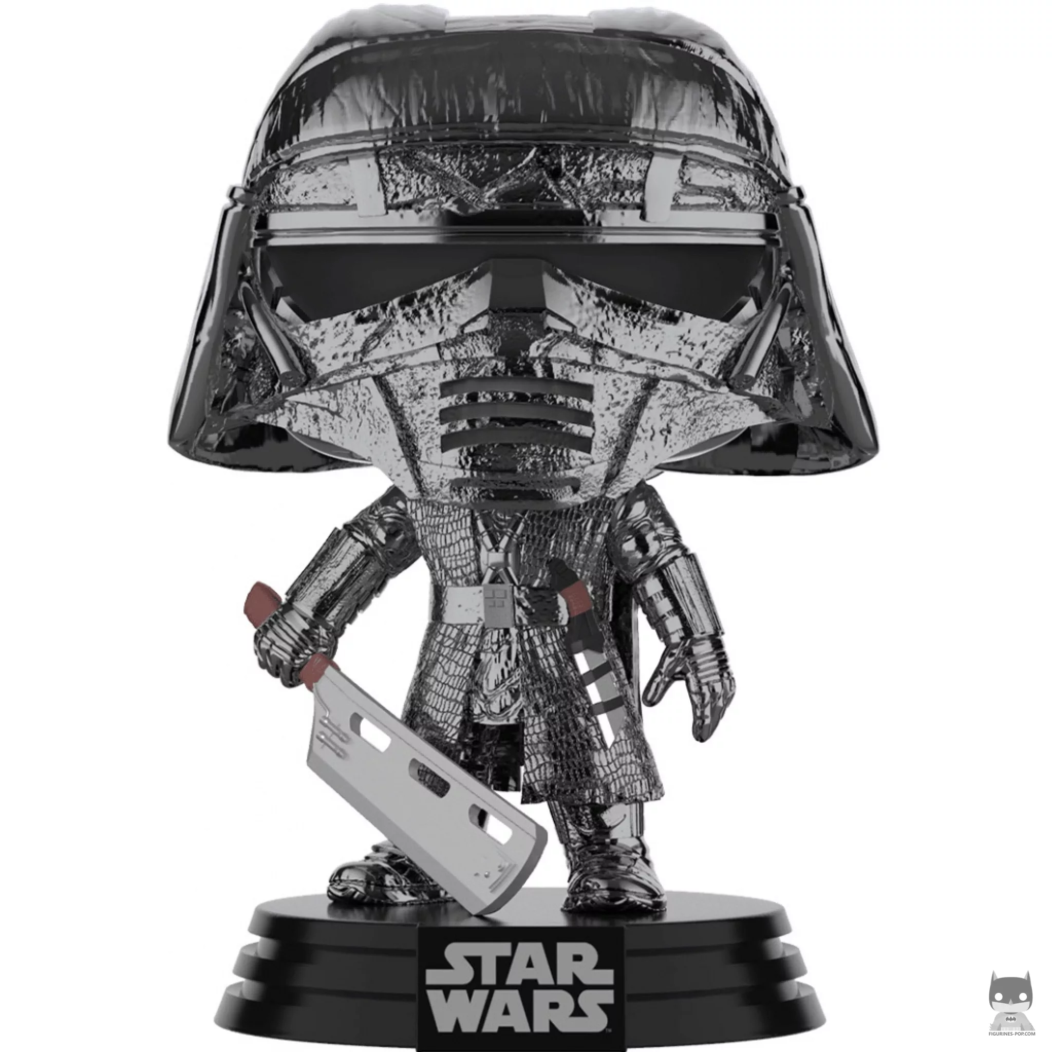Figurine Funko POP Chevalier de Ren Heavy Blade (Hematite Chrome) (Star Wars Episode IX, L'Ascension de Skywalker)