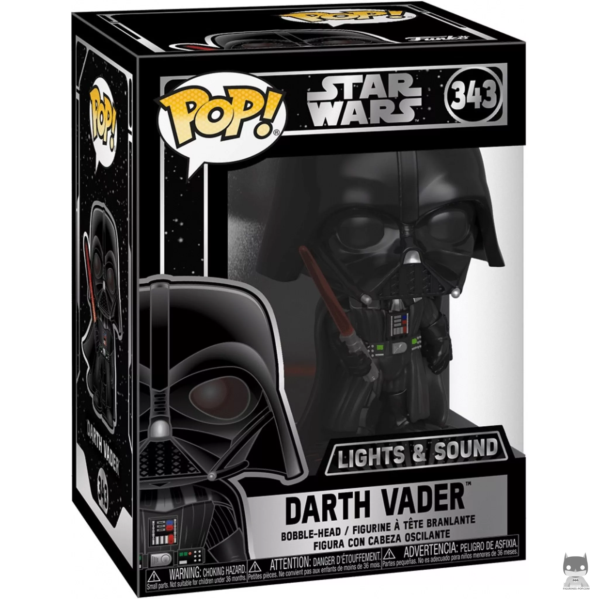 Figurine Funko POP Dark Vador (Lights & Sound) avec boîte