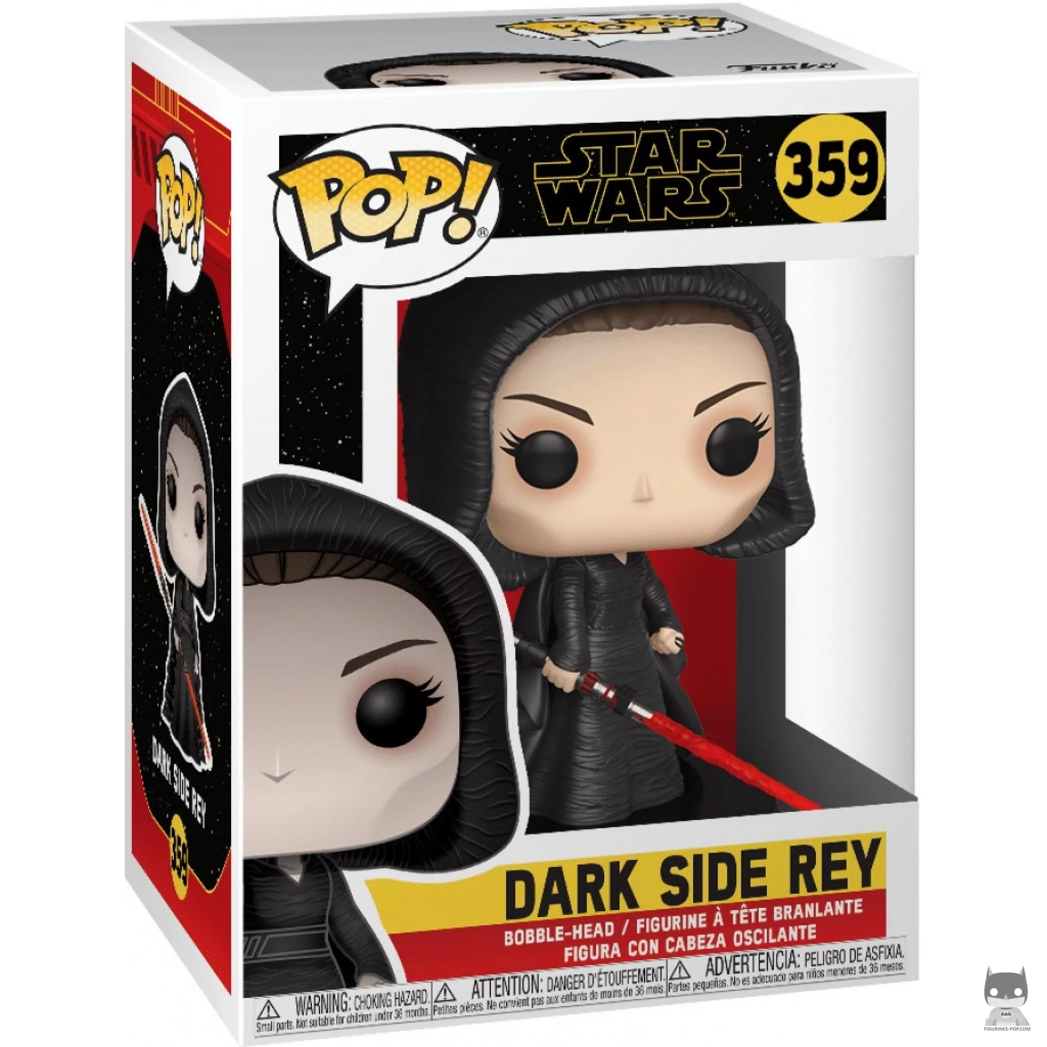 Figurine Funko POP Rey Côté Obscur avec boîte