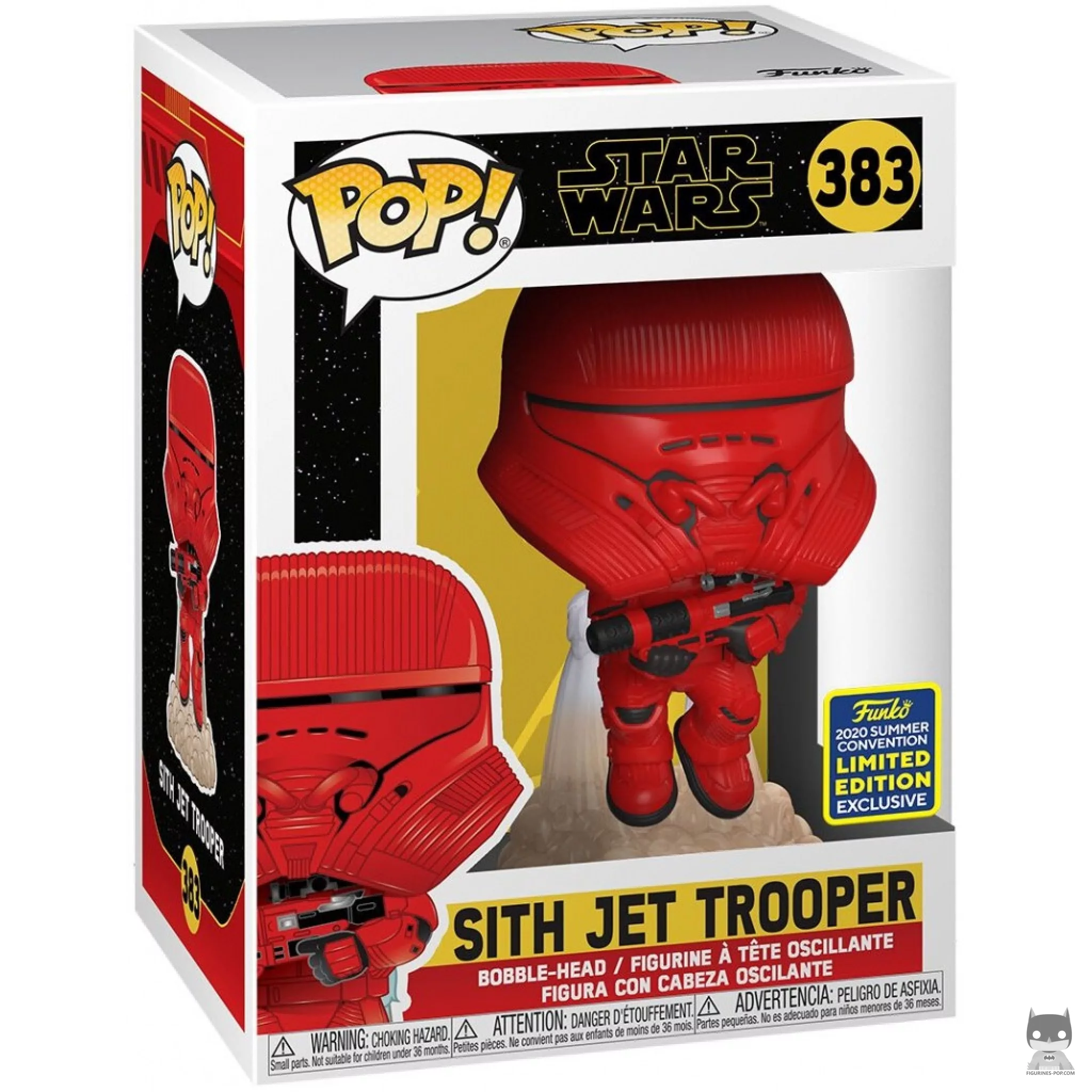 Figurine Funko POP Sith Jet Trooper Vole avec boîte