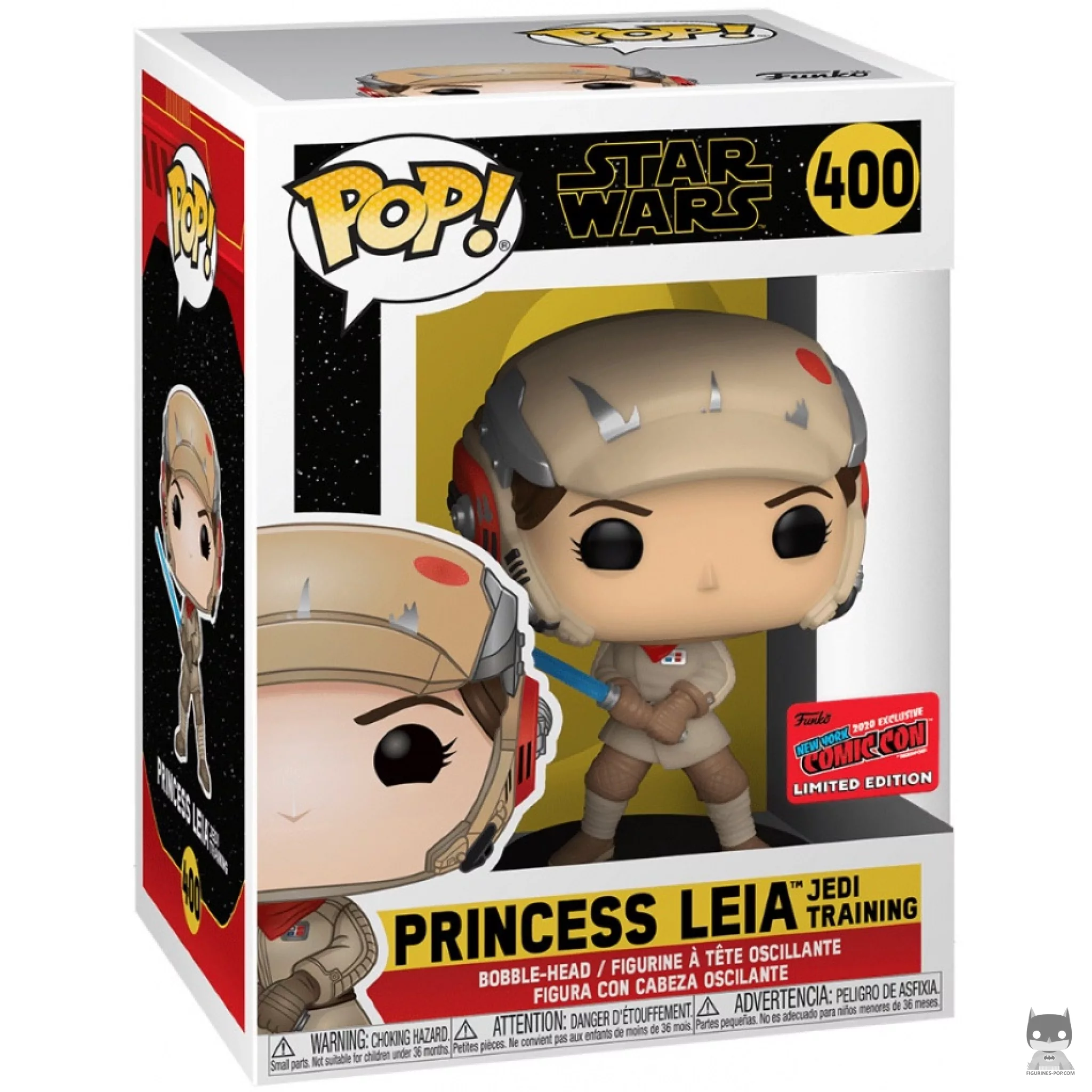 Figurine Funko POP Princess Leia Entraînement Jedi avec boîte