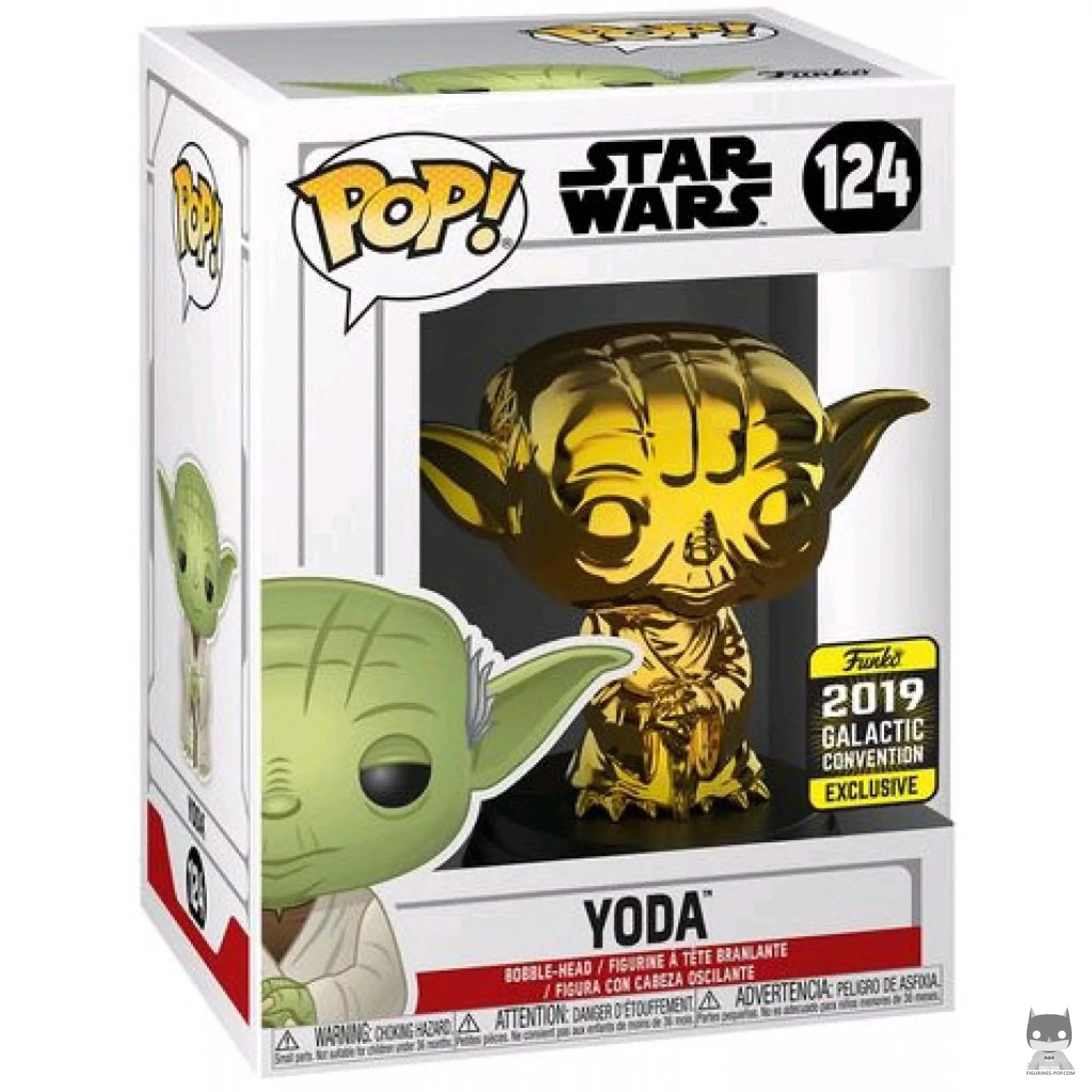 Figurine Funko POP Yoda (Doré) avec boîte