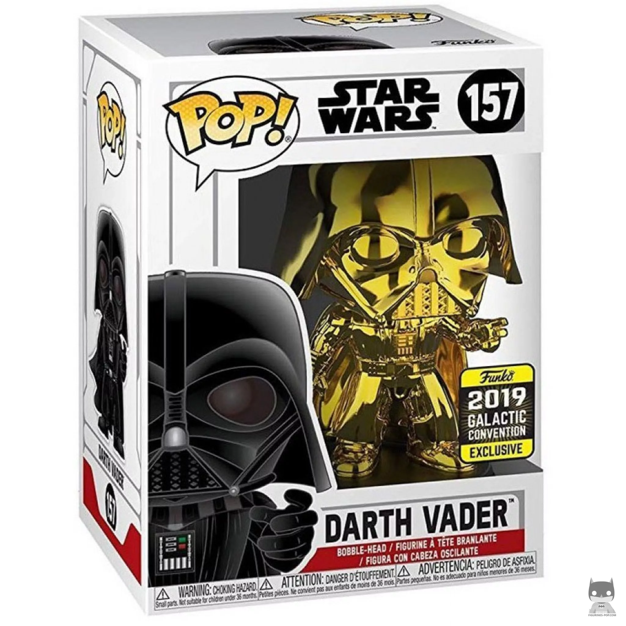 Figurine Funko POP Dark Vador (Doré) avec boîte