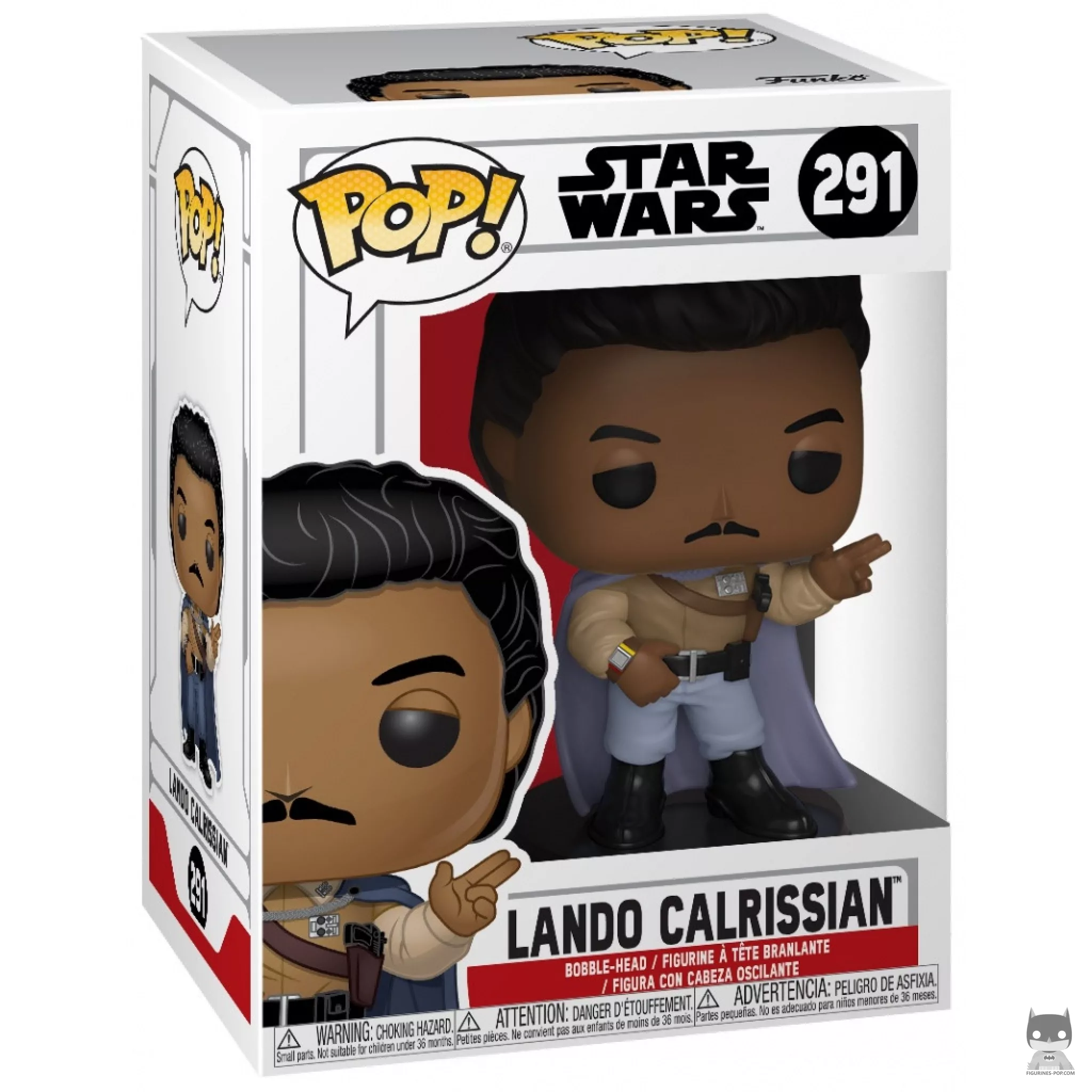 Figurine Funko POP Lando Calrissian Général avec boîte