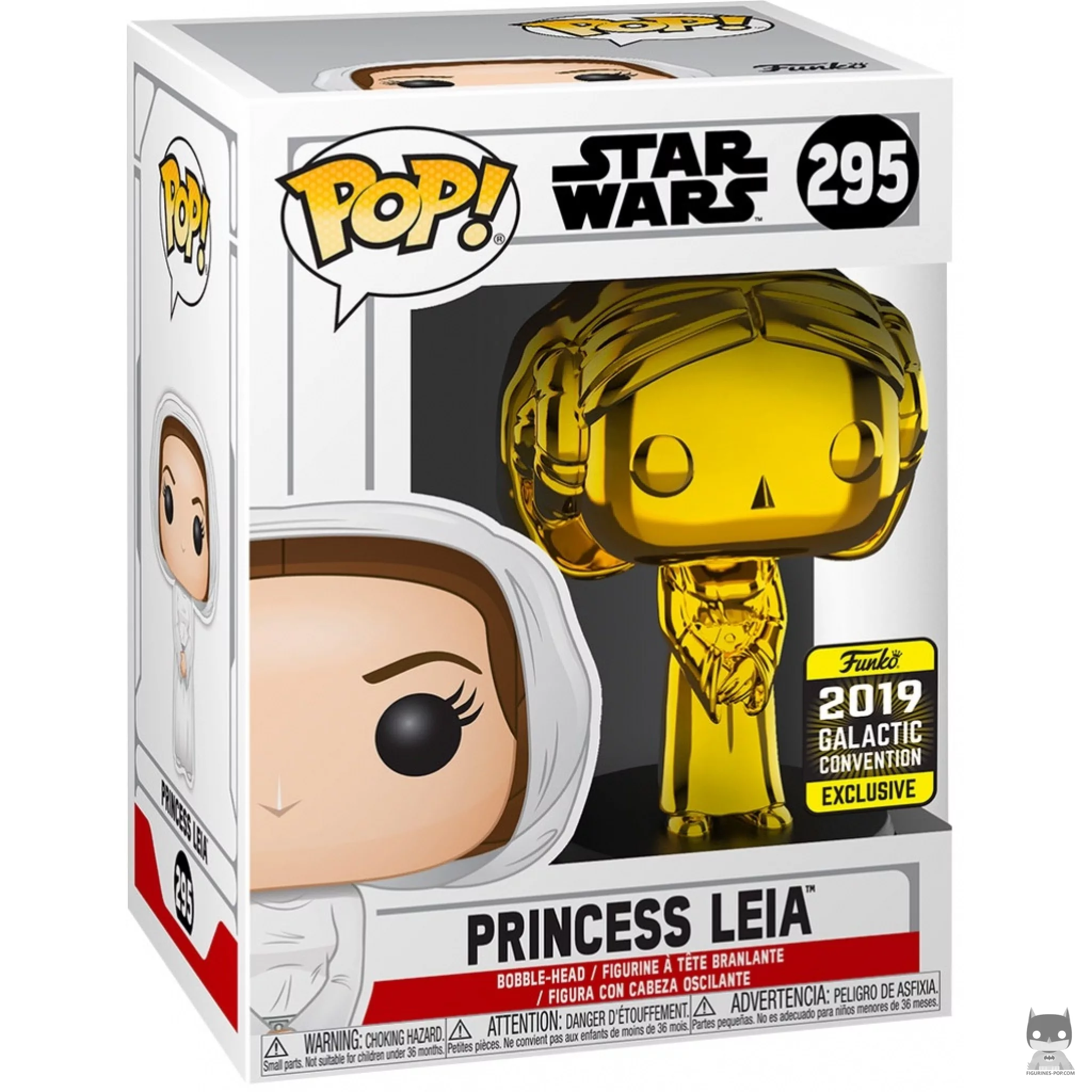 Figurine Funko POP Princesse Leia (Doré) avec boîte