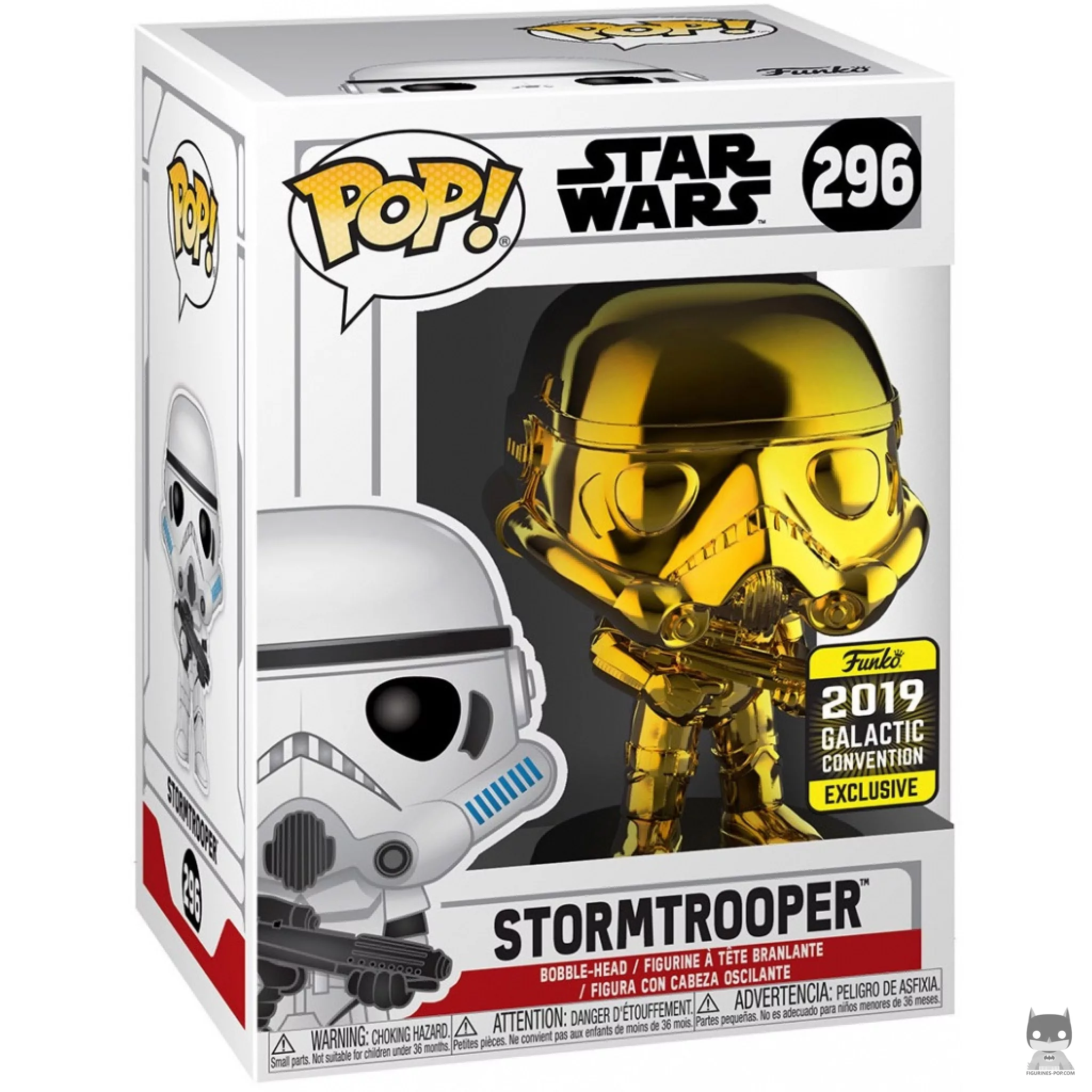 Figurine Funko POP Stormtrooper (Doré) avec boîte