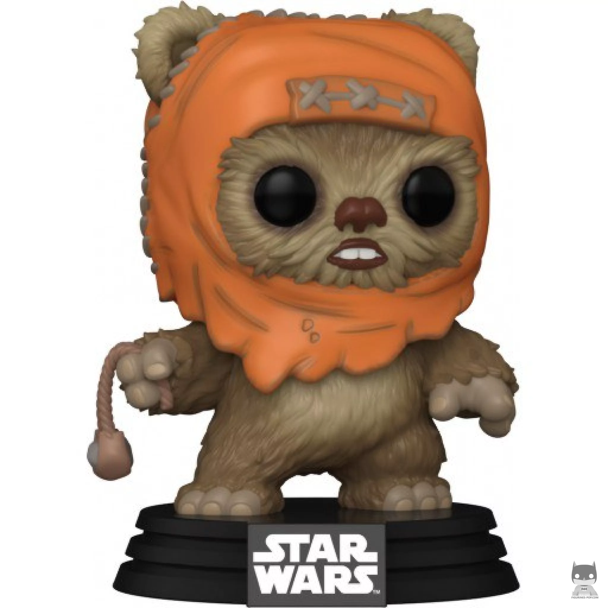 Figurine Funko POP Wicket avec Lance-Pierre (Star Wars : Episode VI, Le Retour du Jedi)