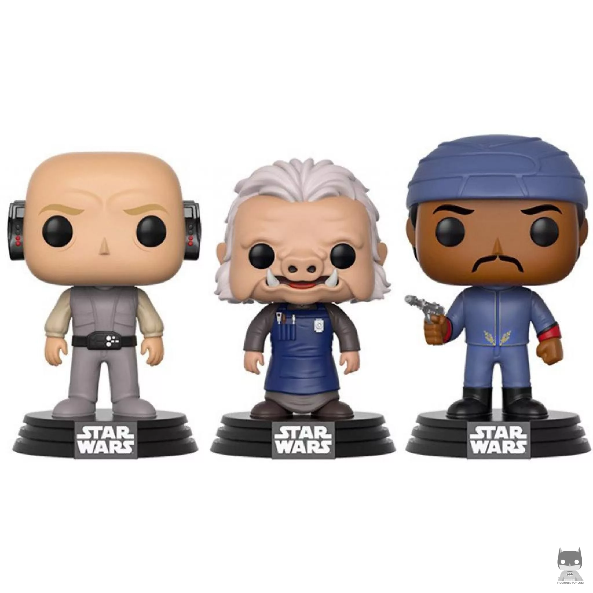 Figurine Funko POP Lobot, Ugnaught & Garde Bespin (Star Wars : Episode VII, Le Réveil de la Force)