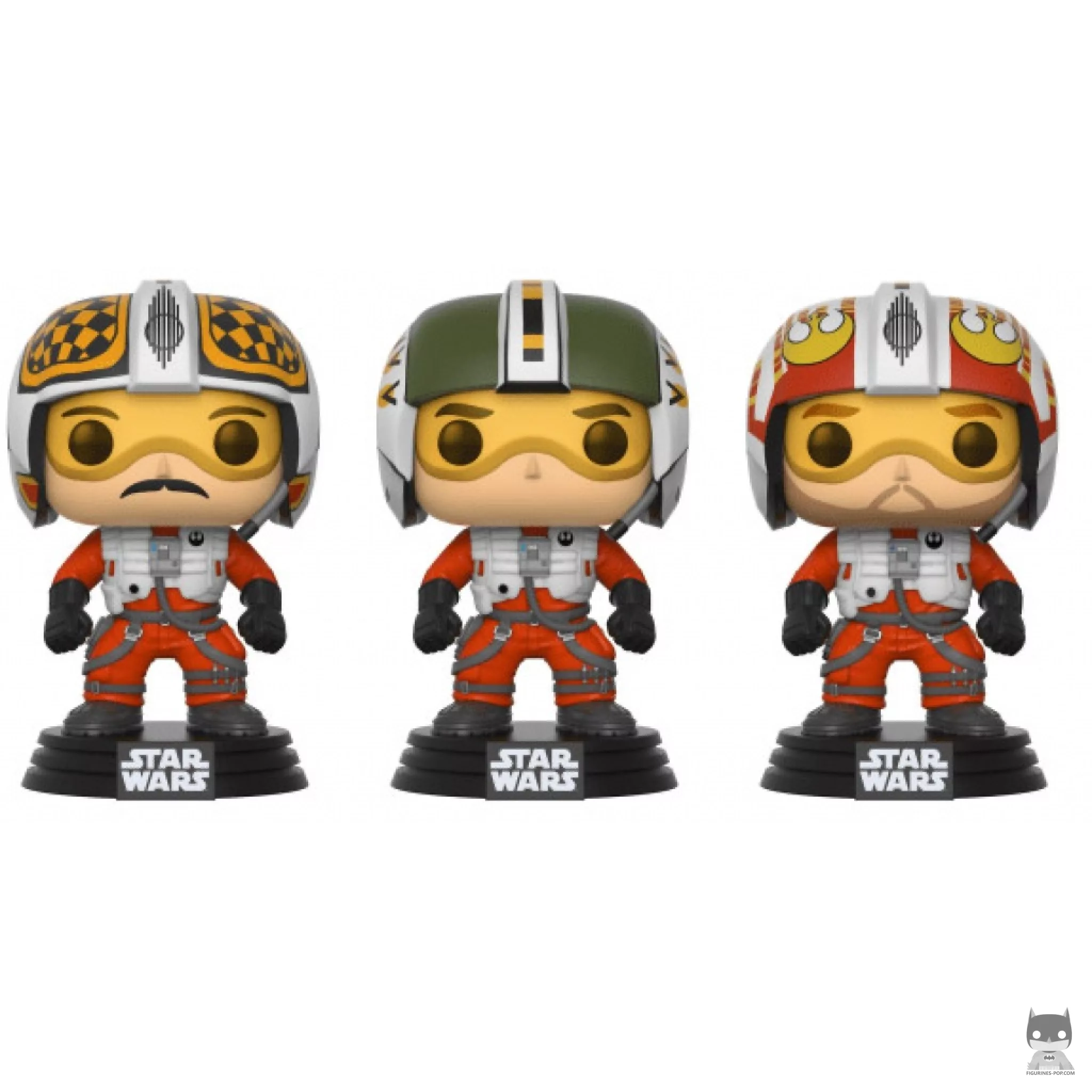 Figurine Funko POP Wedge, Biggs & Porkins (Star Wars : Episode VII, Le Réveil de la Force)