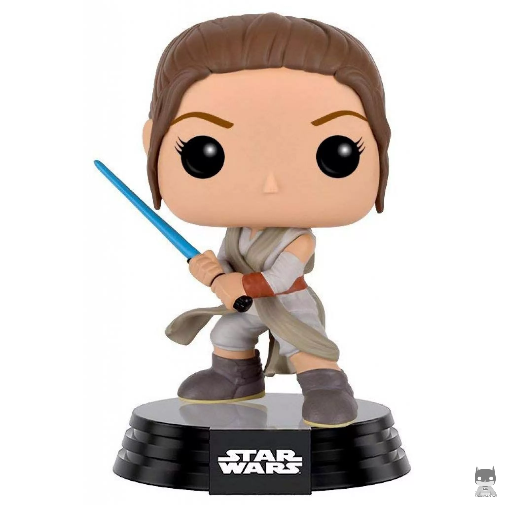 Figurine Funko POP Rey avec Sabre Laser (Star Wars : Episode VII, Le Réveil de la Force)