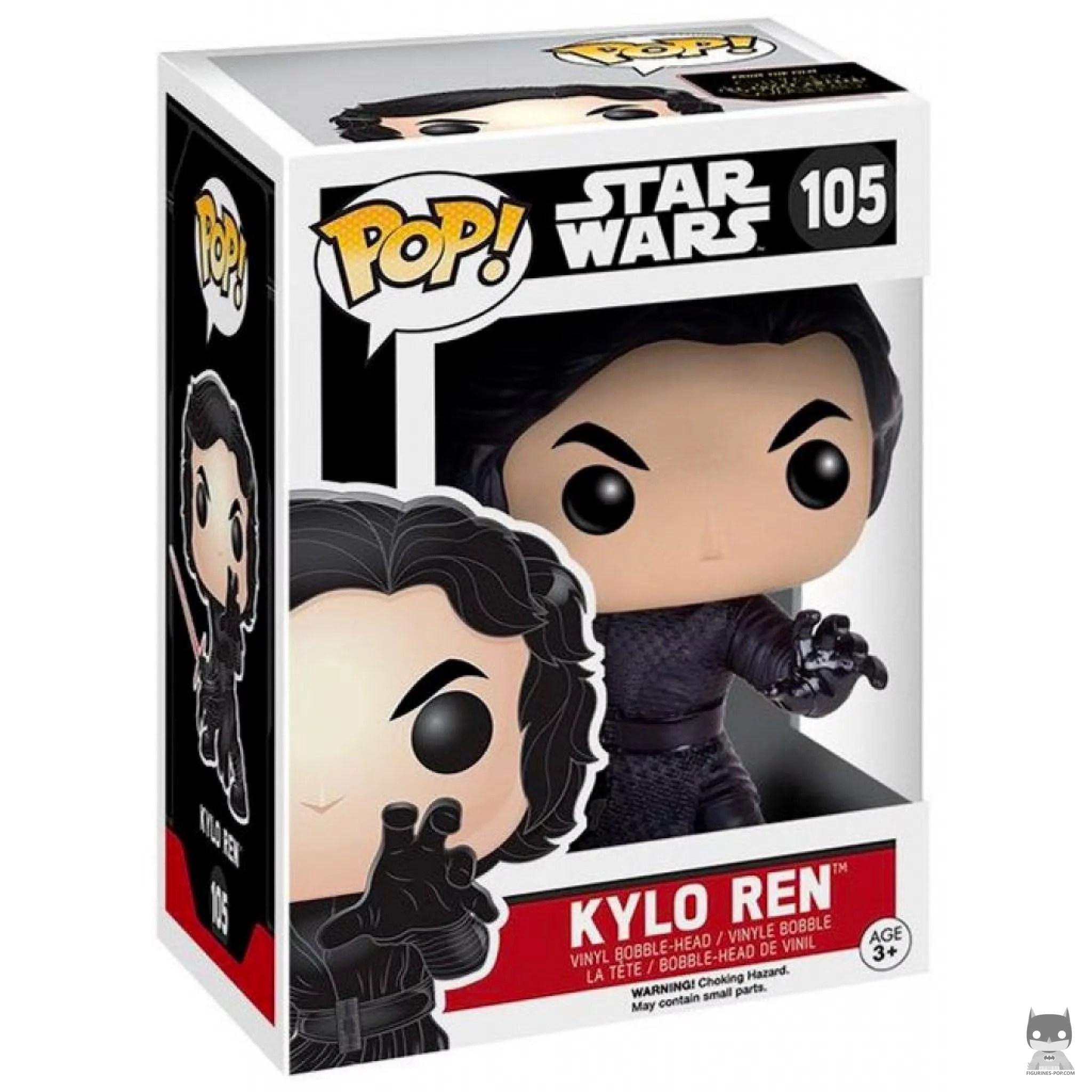 Figurine Funko POP Kylo Ren sans Masque avec boîte