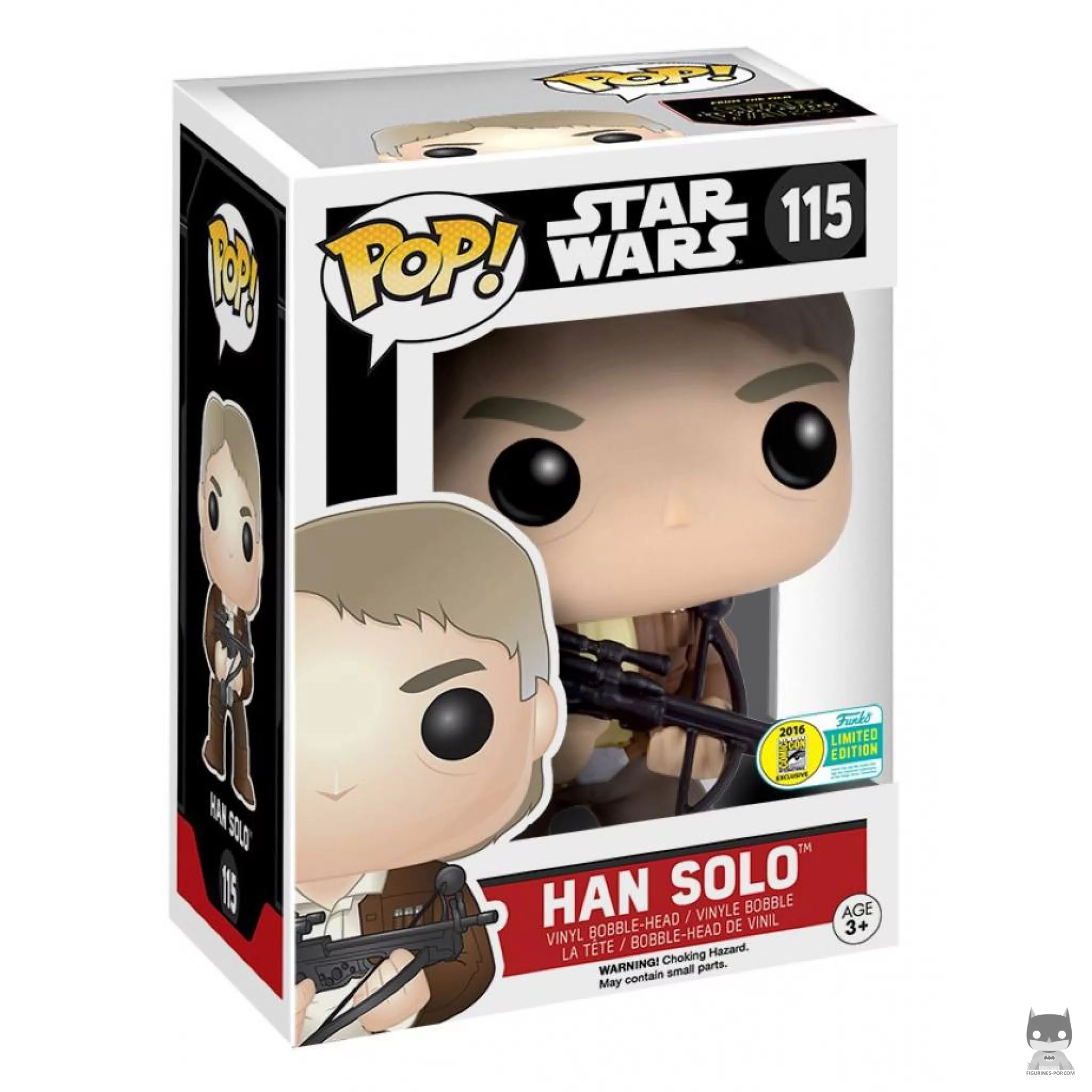 Figurine Funko POP Han Solo avec Bowcaster avec boîte