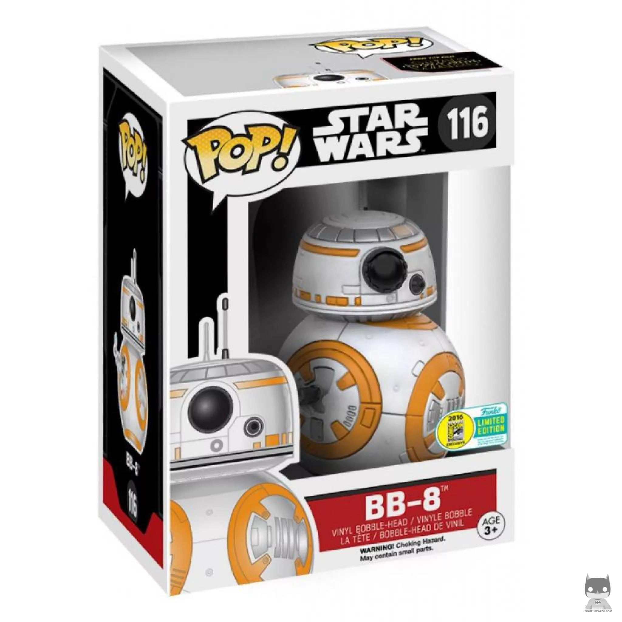 Figurine Funko POP BB-8 Pouces Levés avec boîte