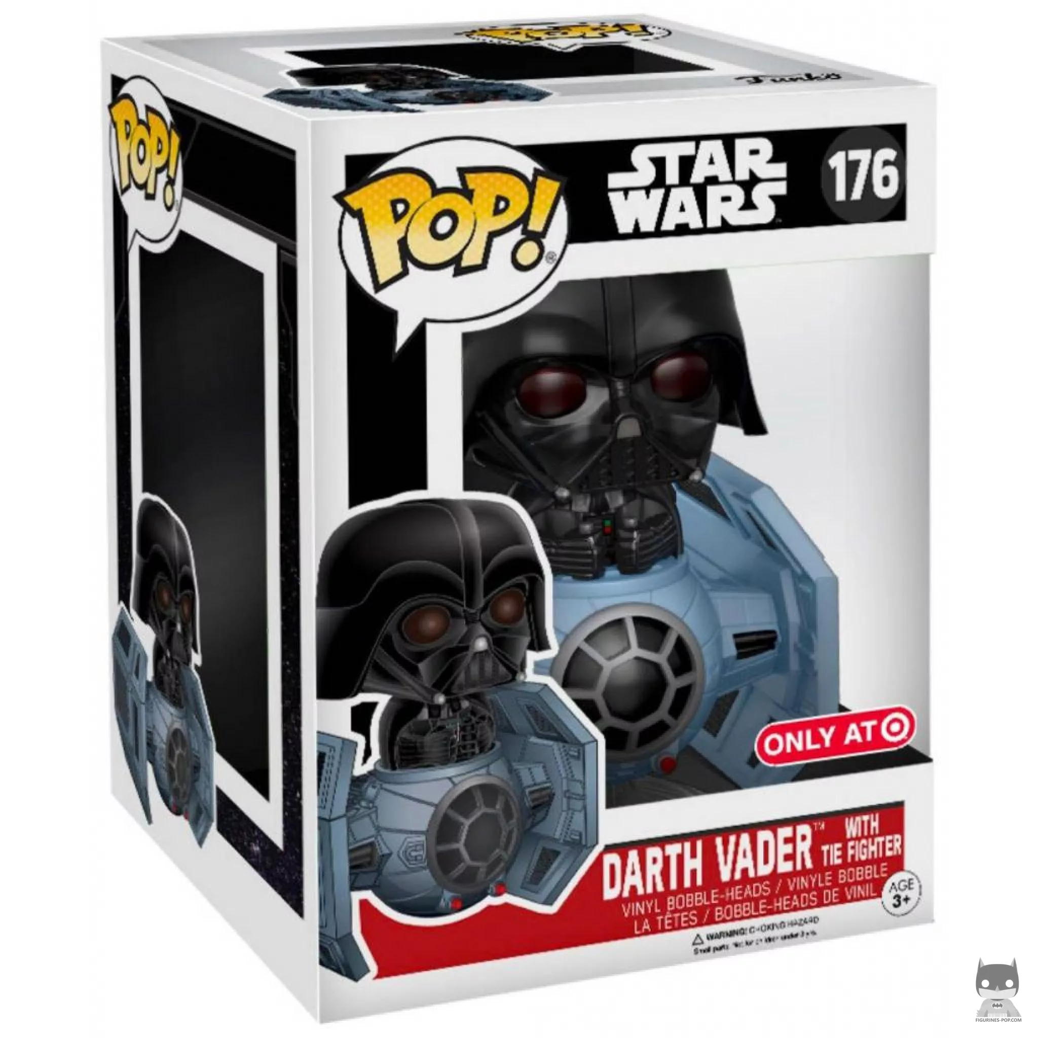 Figurine Funko POP Dark Vador dans Tie Fighter avec boîte