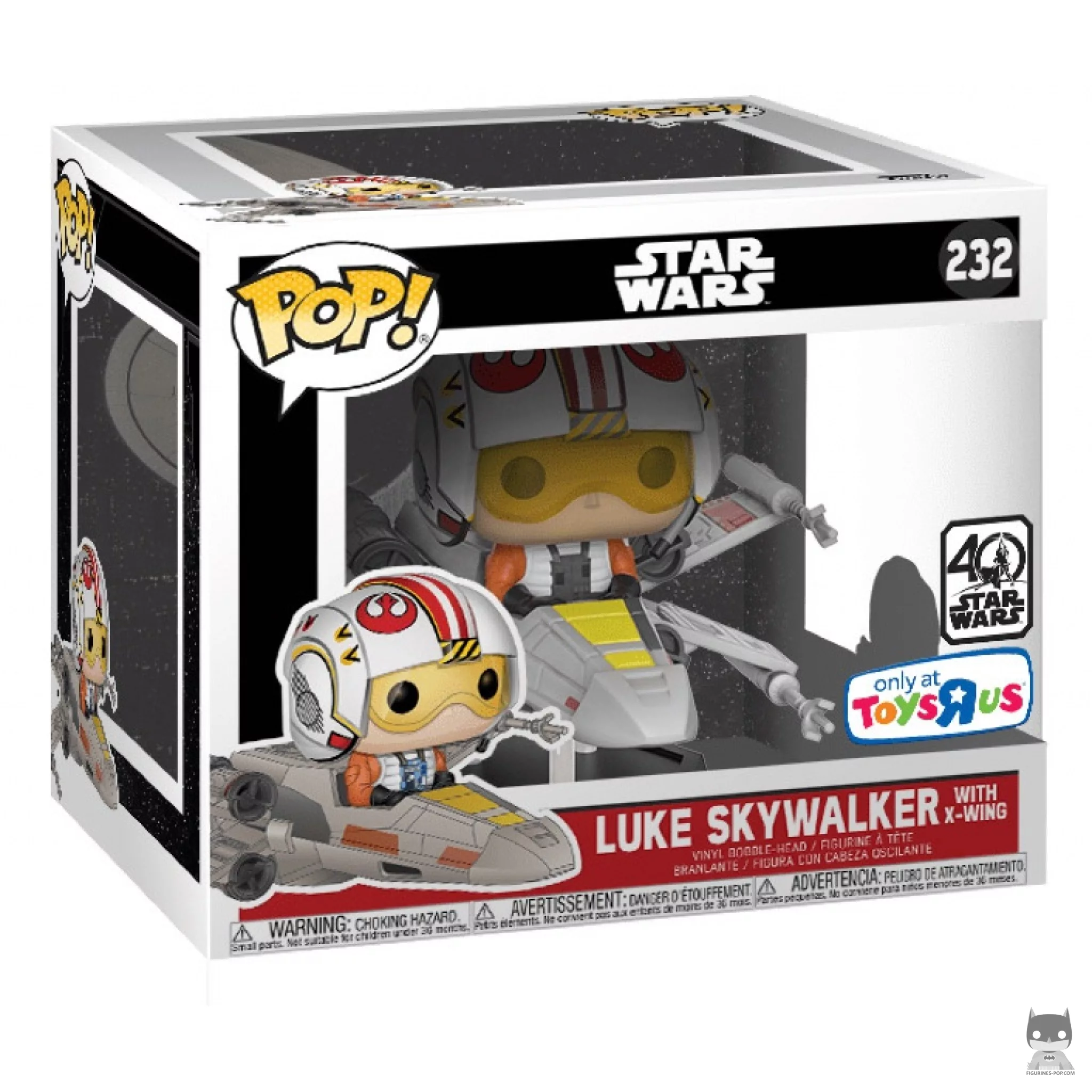 Figurine Funko POP Luke Skywalker avec X-Wing avec boîte