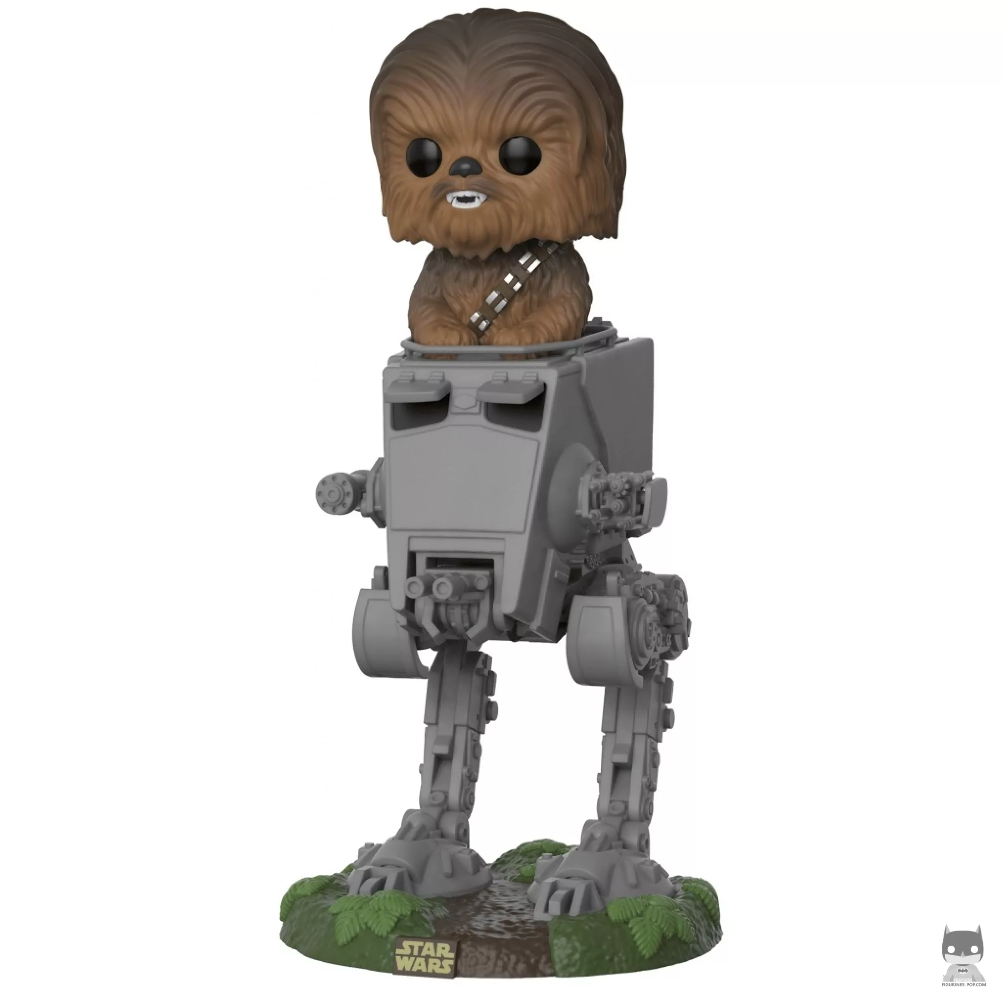 Figurine Funko POP Chewbacca avec AT-ST (Star Wars : Episode VII, Le Réveil de la Force)