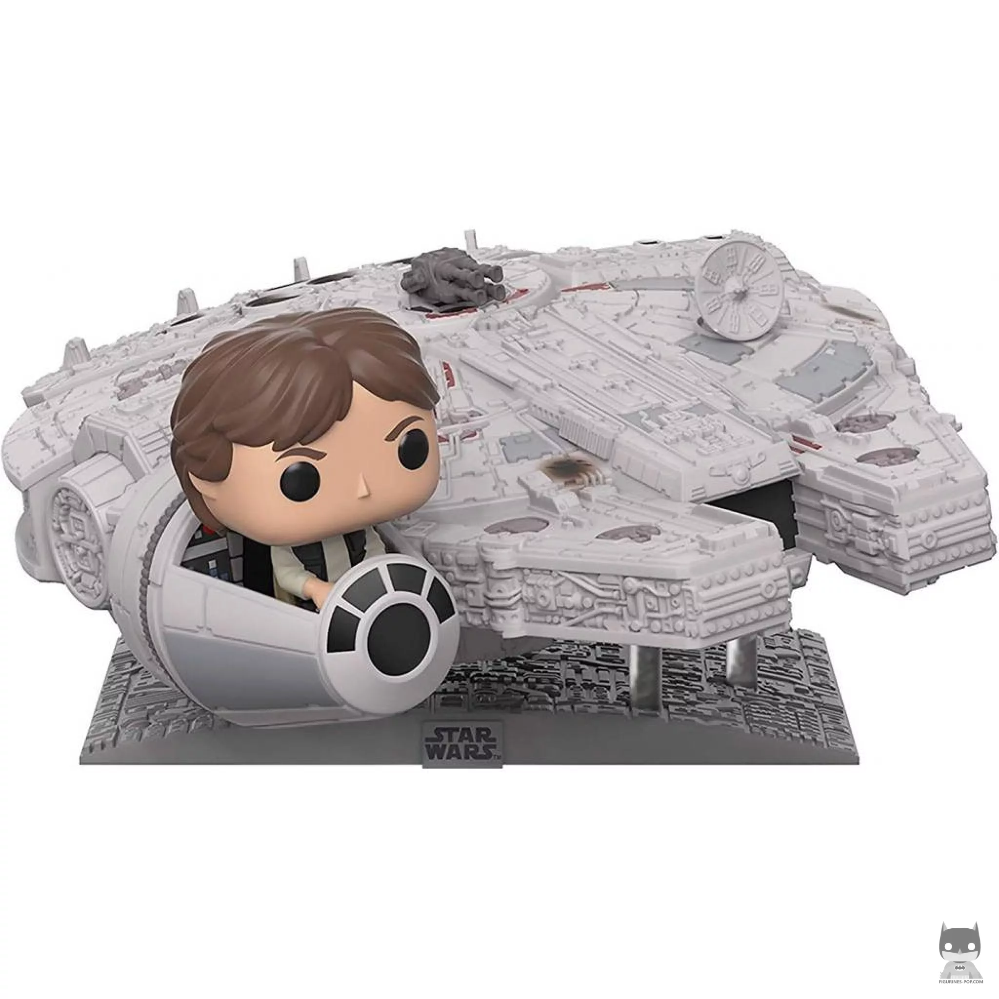 Figurine Funko POP Han Solo dans le Faucon Millennium (Supersized) (Star Wars : Episode VII, Le Réveil de la Force)