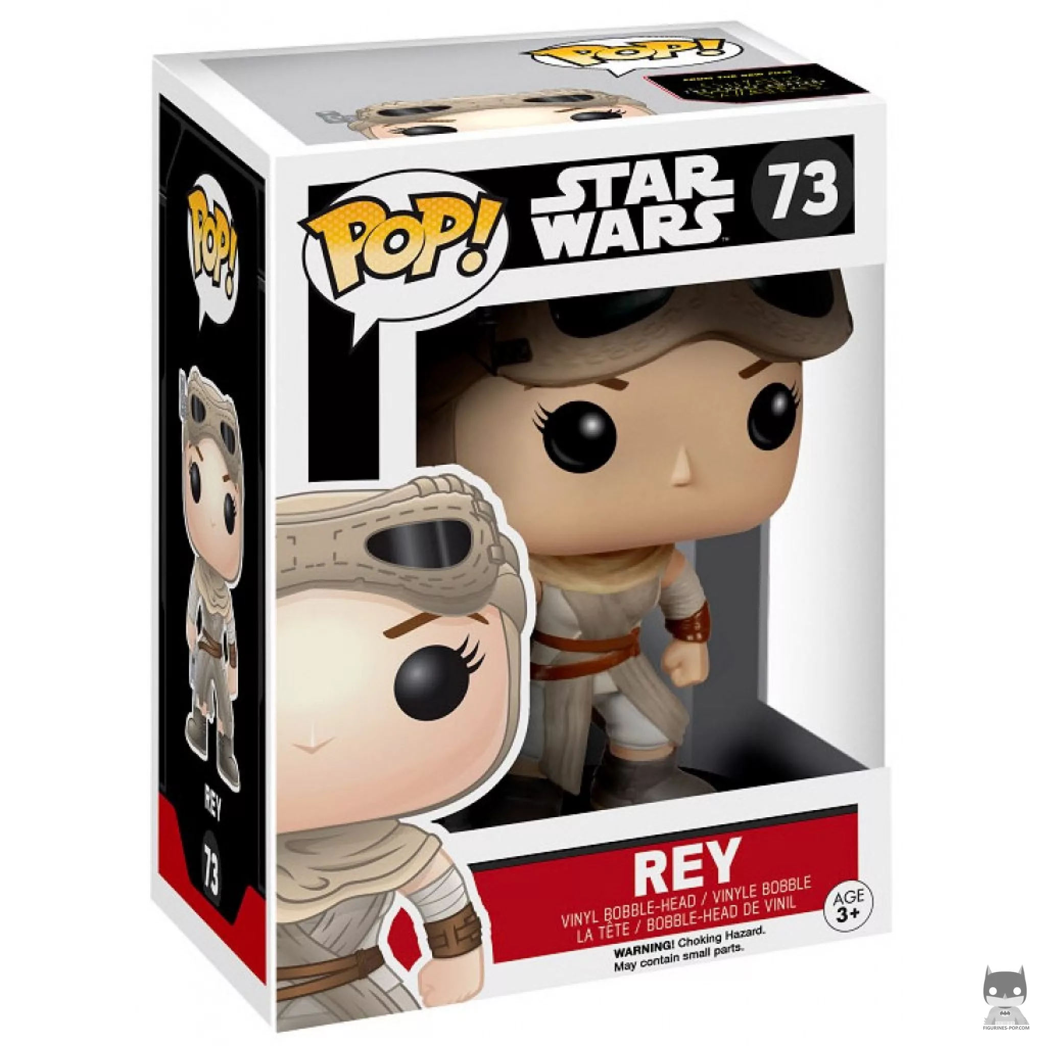 Figurine Funko POP Rey avec Lunettes avec boîte