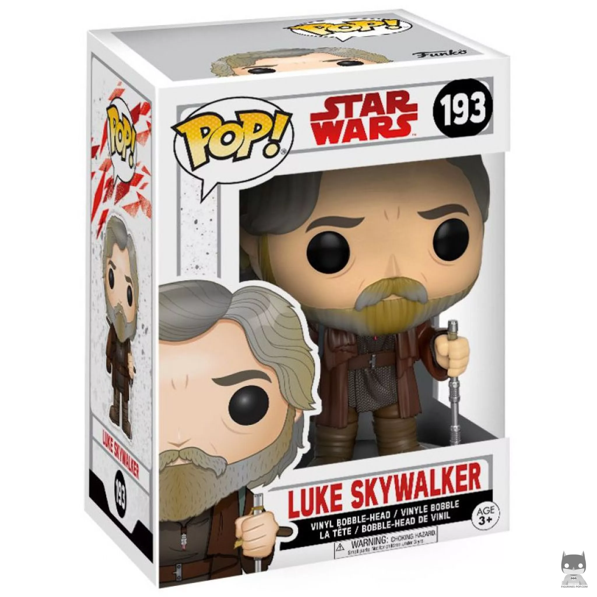 Figurine Funko POP Luke Skywalker Vieux avec boîte
