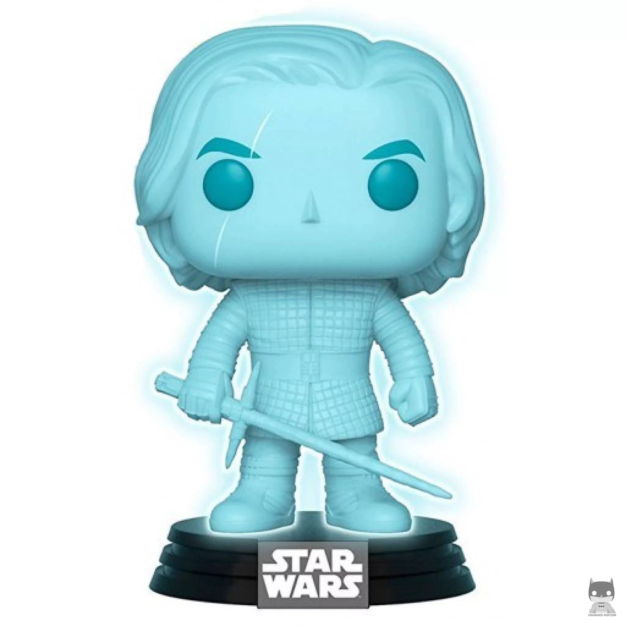 Figurine Funko POP Kylo Ren sans Masque (Glow in the Dark) (Star Wars : Episode VIII, Les Derniers Jedi)