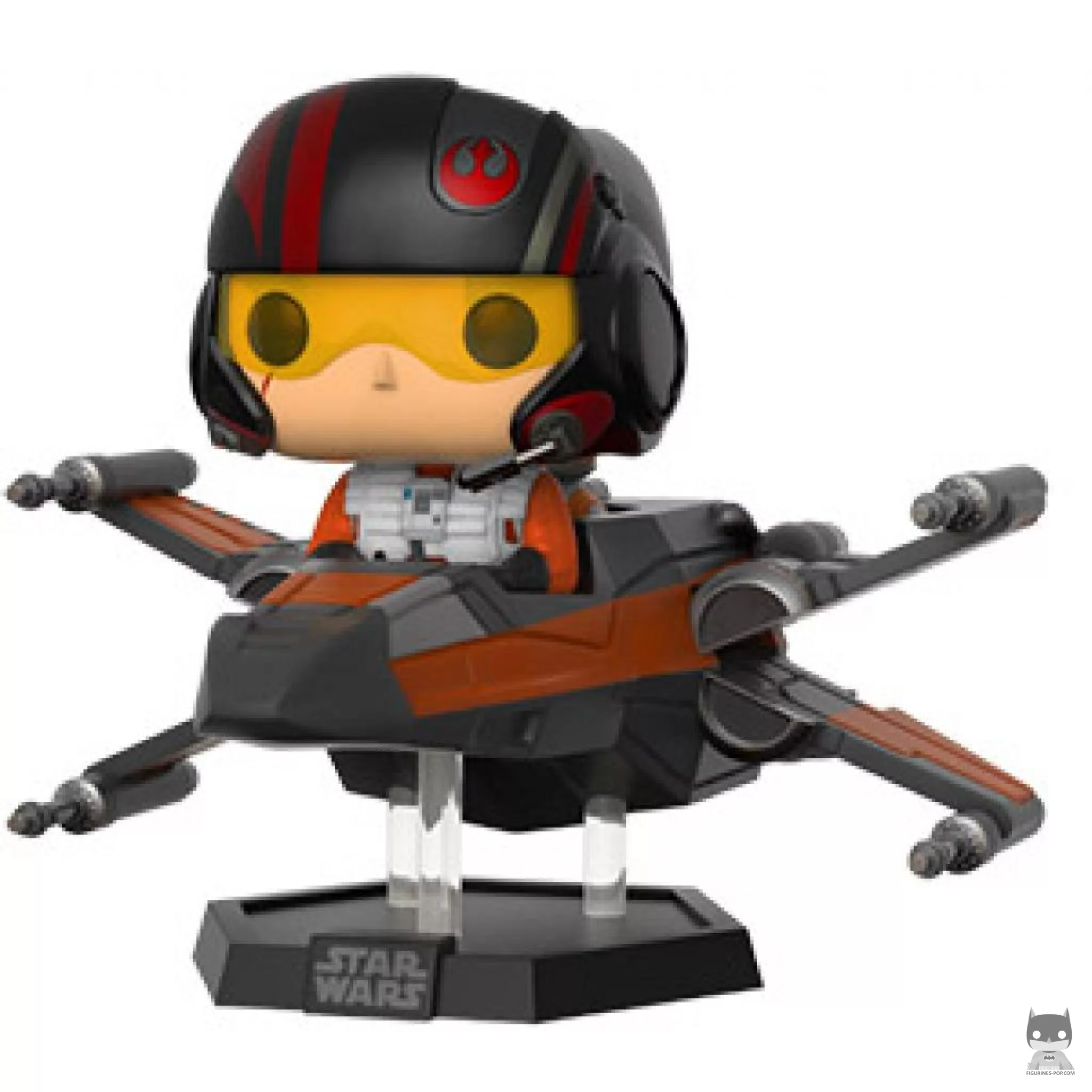 Figurine Funko POP Poe Dameron avec X-Wing (Star Wars : Episode VIII, Les Derniers Jedi)